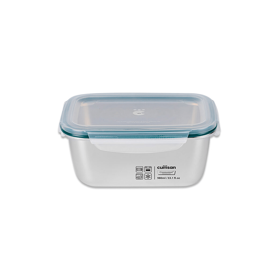 Cuitisan Simple Rectangle Container No.6 (980ml)