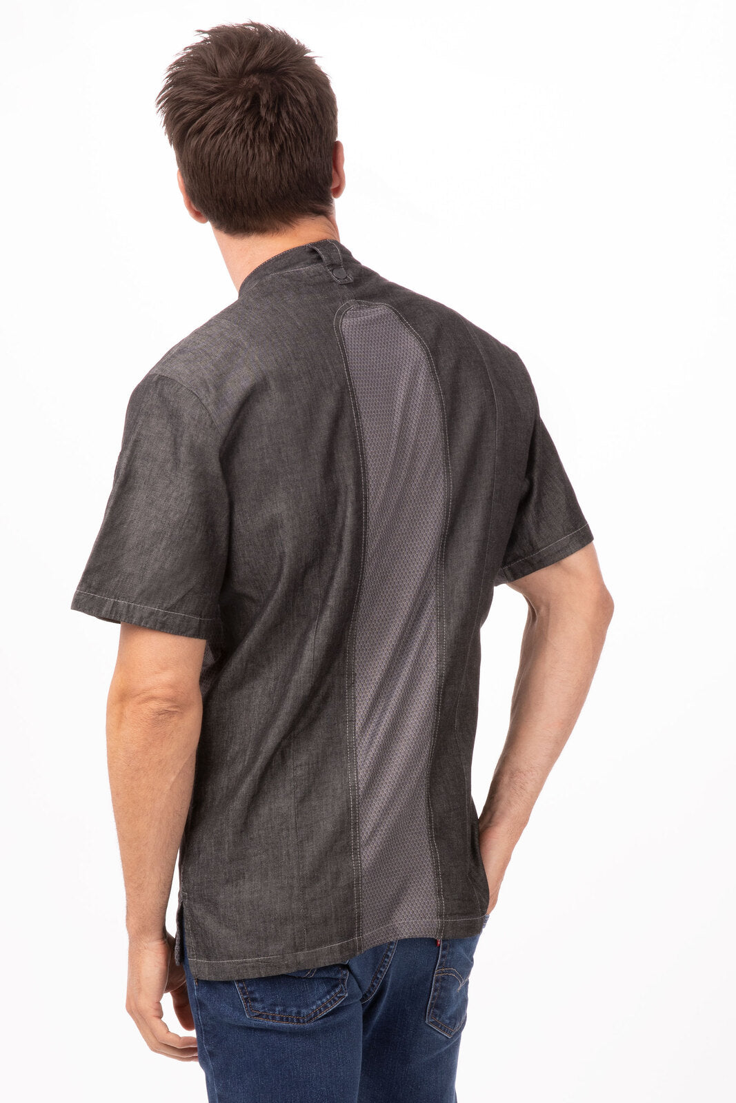 Chef Works Tribeca Men's Executive Chef Jacket - Black