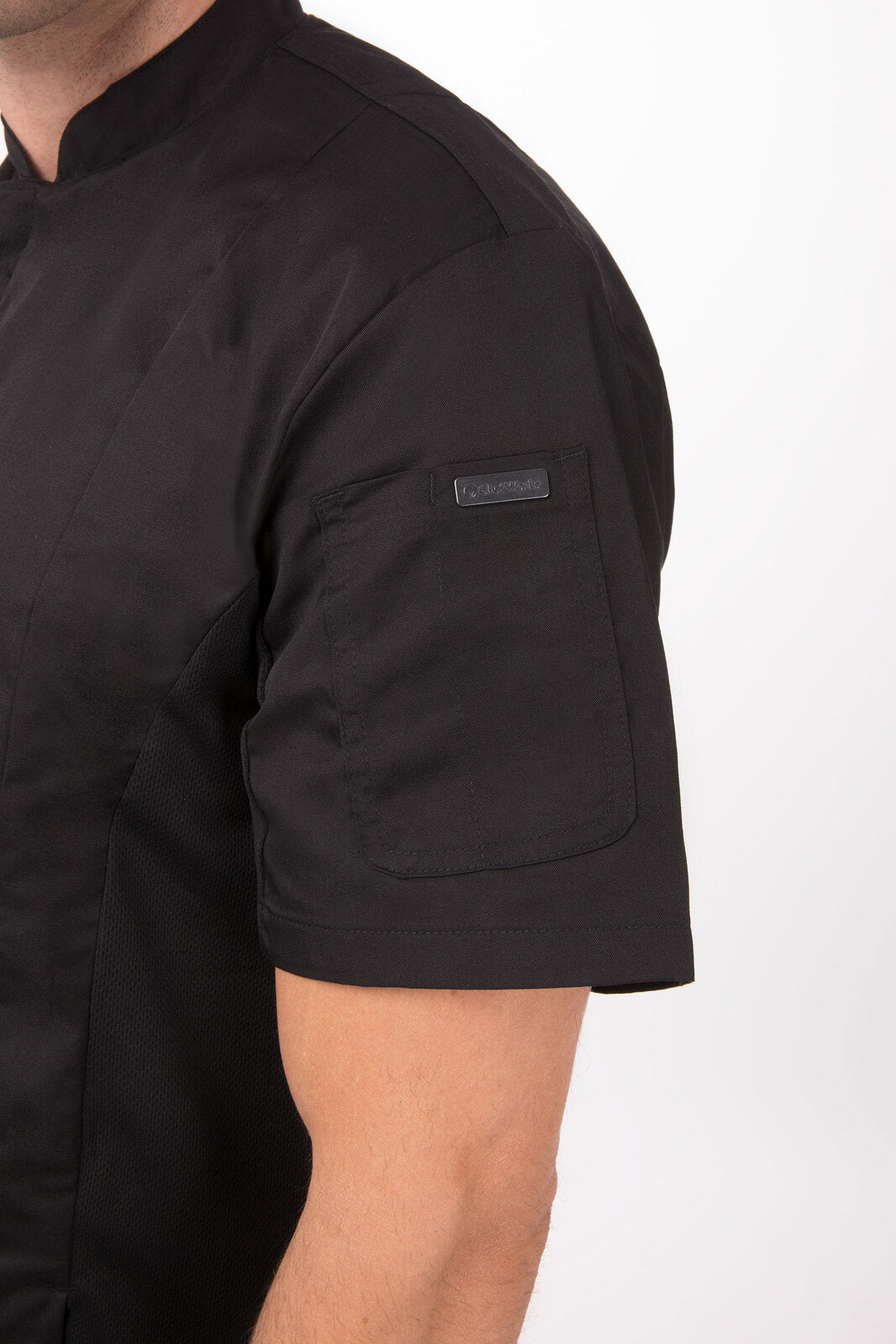 Chef Works Bristol Signature Men's Series Chef Jacket - Black