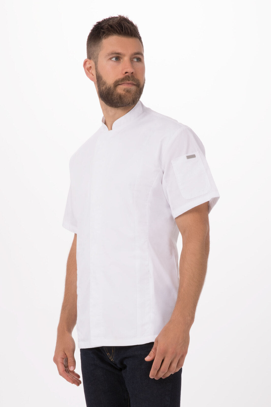 Chef Works Bristol Signature Men's Series Chef Jacket - White