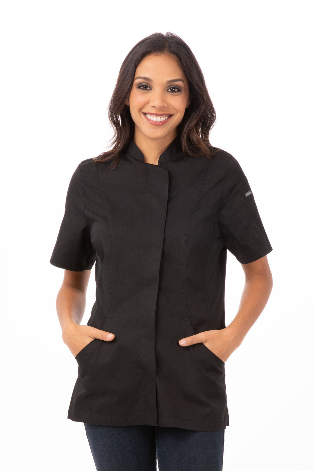 Chef Works Roxby Women's Chef Jacket - Black