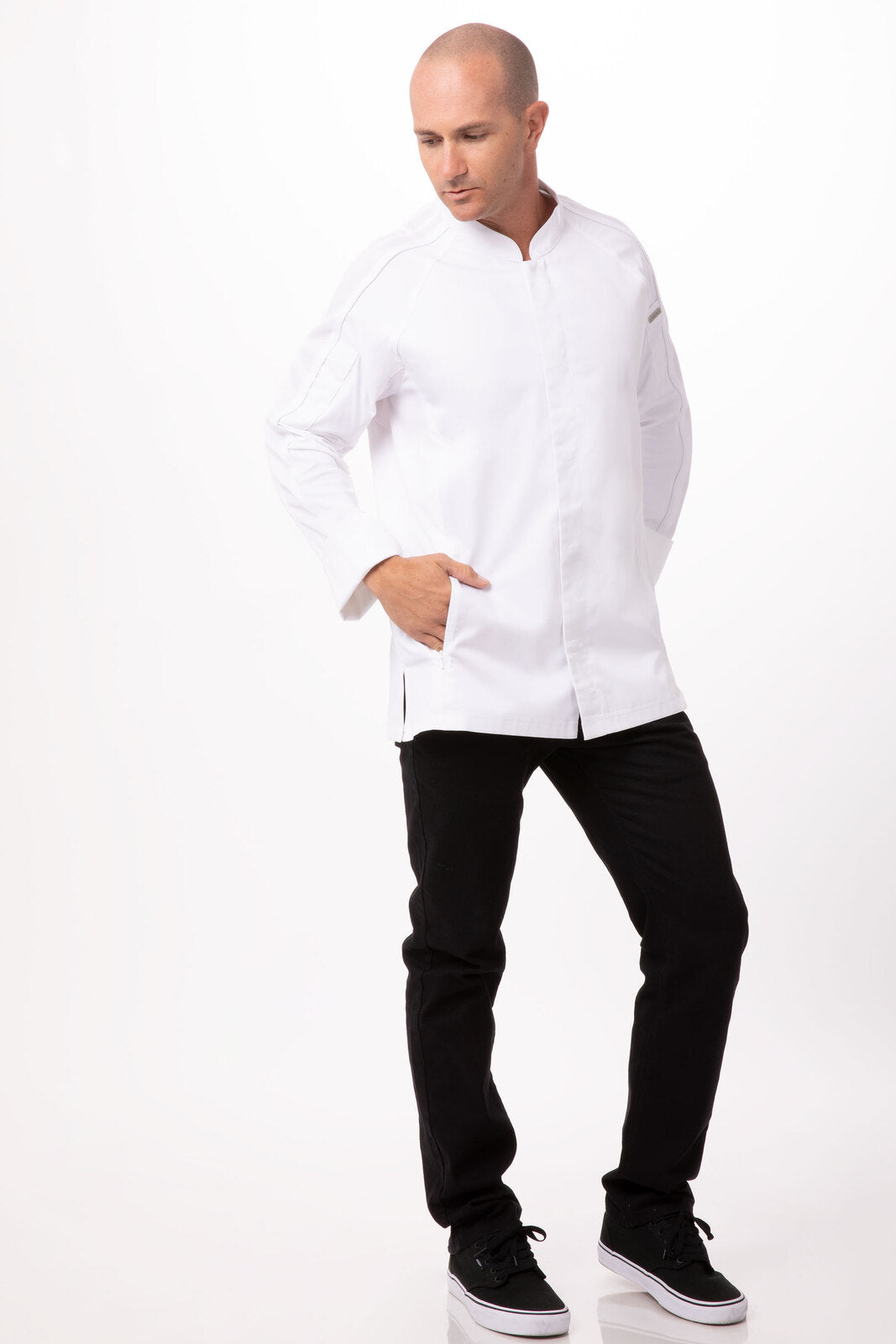 Chef Works Valencia Men's Chef Jacket - White