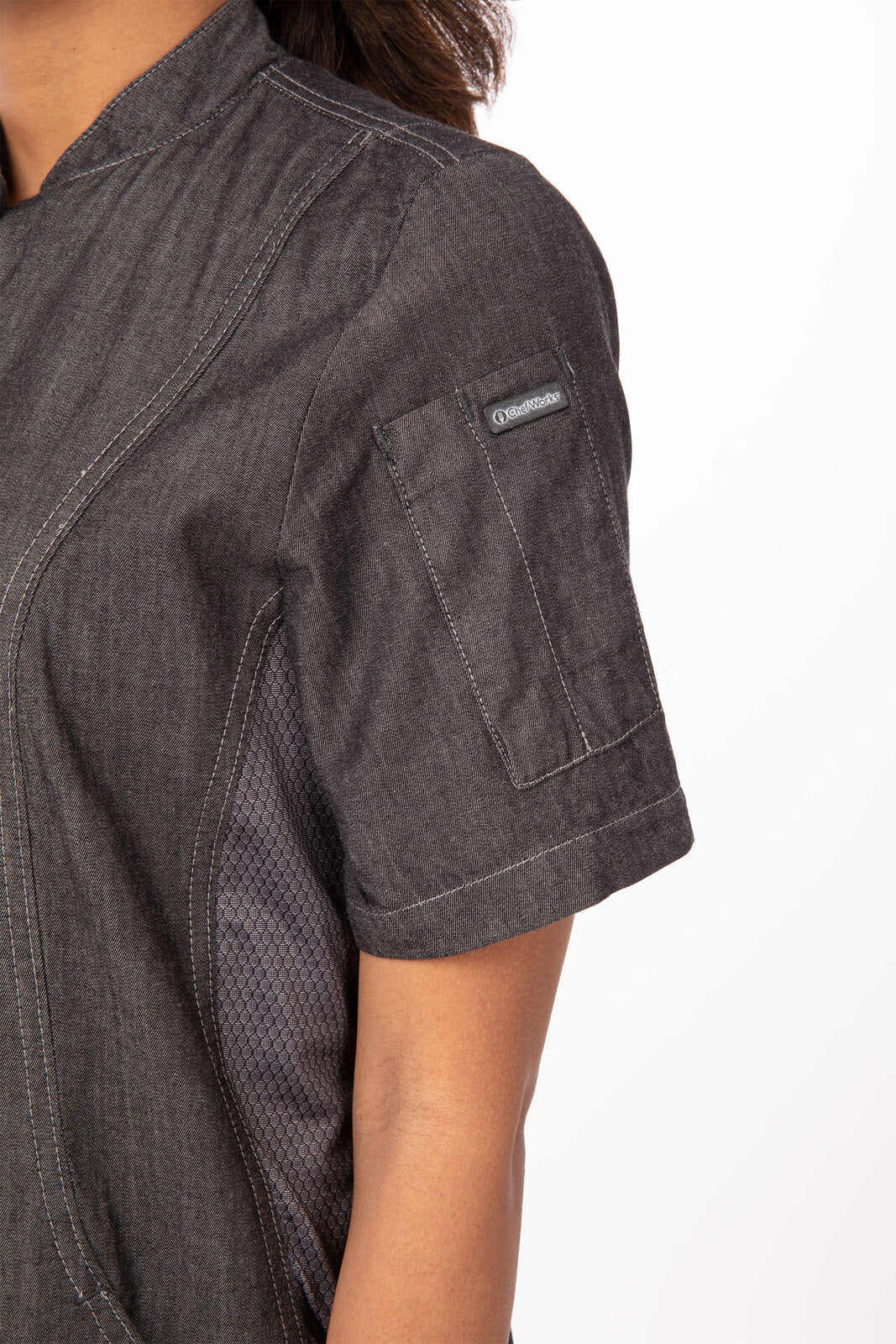 Chef Works Chelsea Women's Chef Jacket - Black