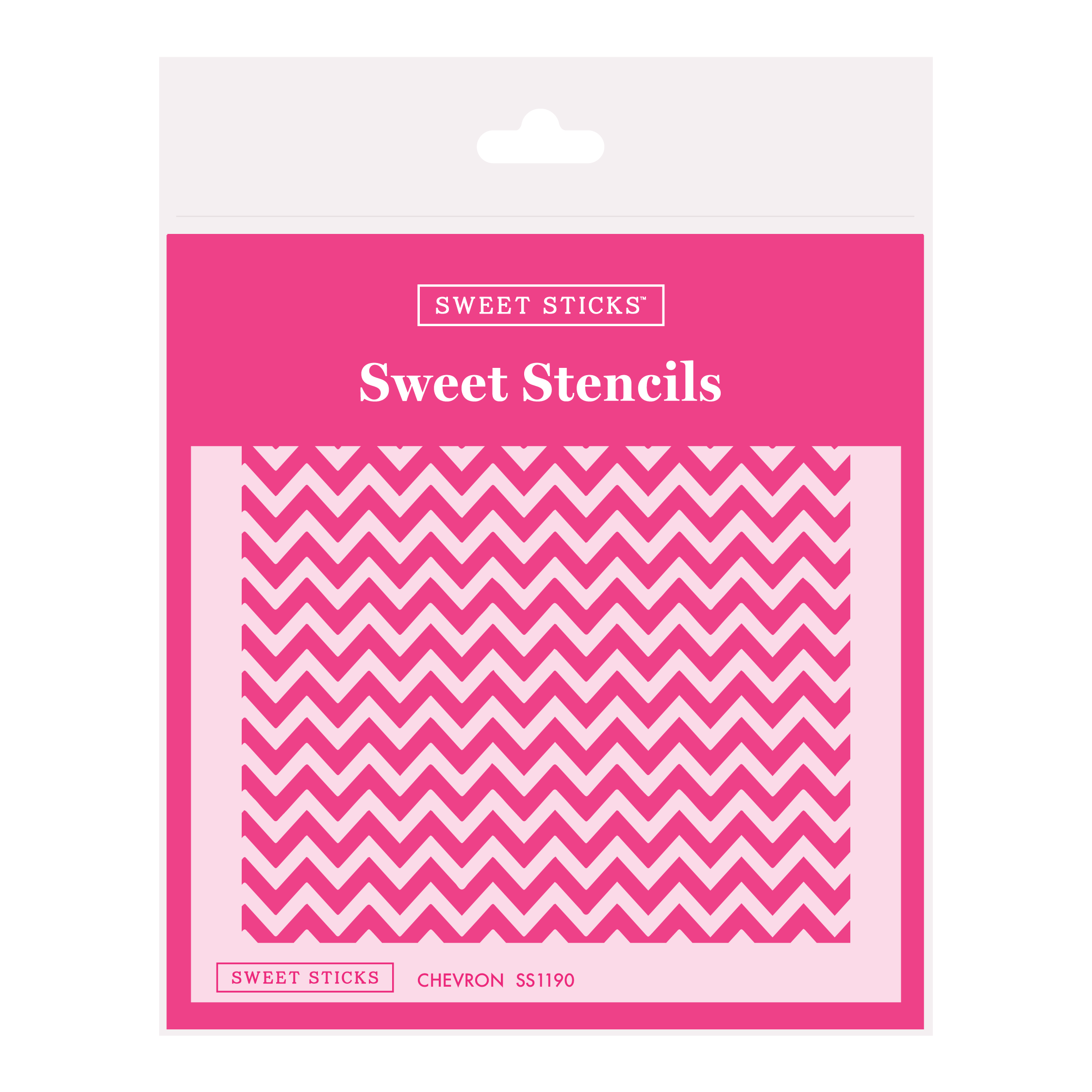 SWEET STICKS Sweet Stencils Assortment Range - Chevron
