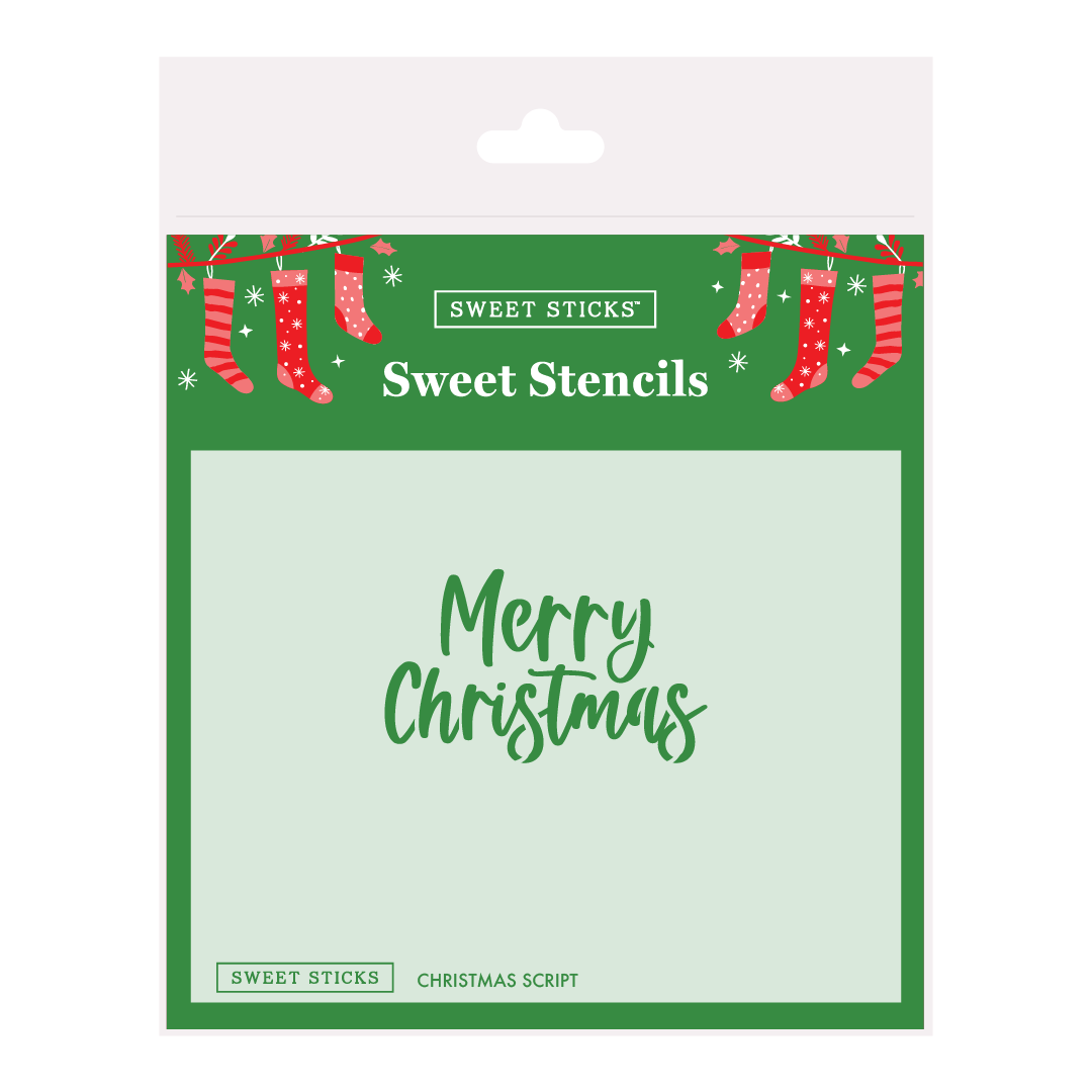 SWEET STICKS Sweet Stencils Christmas Range - Christmas Snow Globe