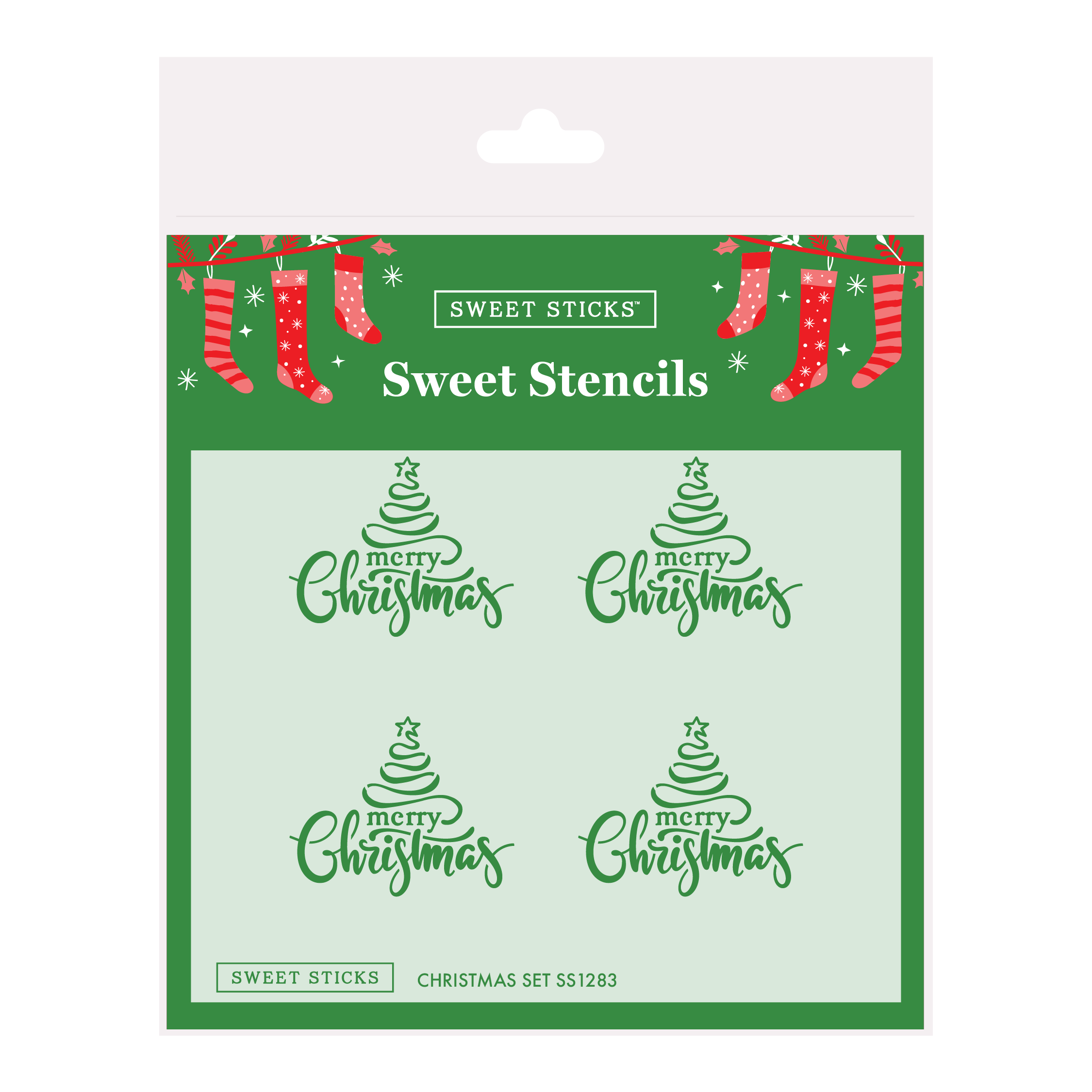 SWEET STICKS Sweet Stencils Christmas Range - Christmas Set SS1283