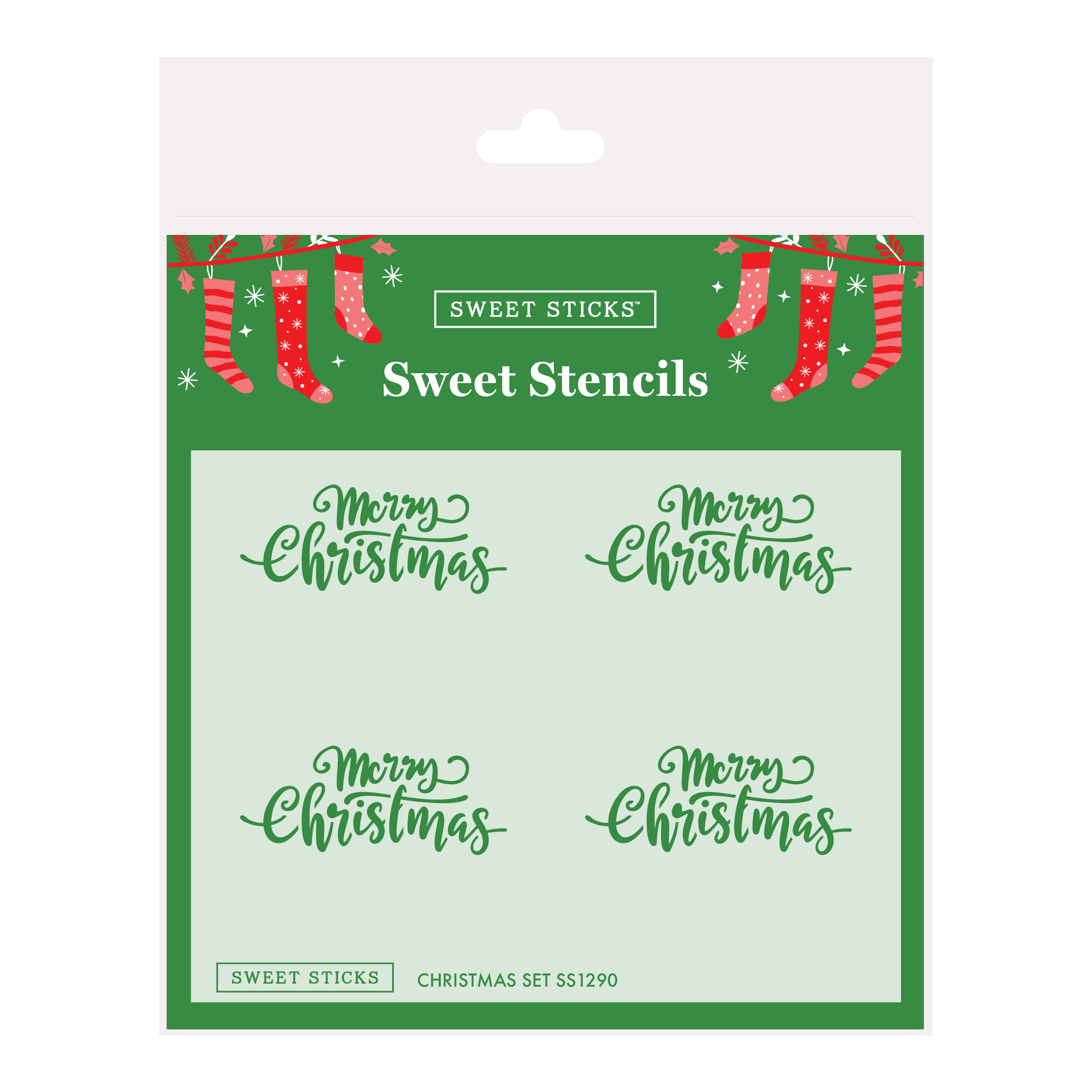SWEET STICKS Sweet Stencils Christmas Range - Christmas Set SS1290