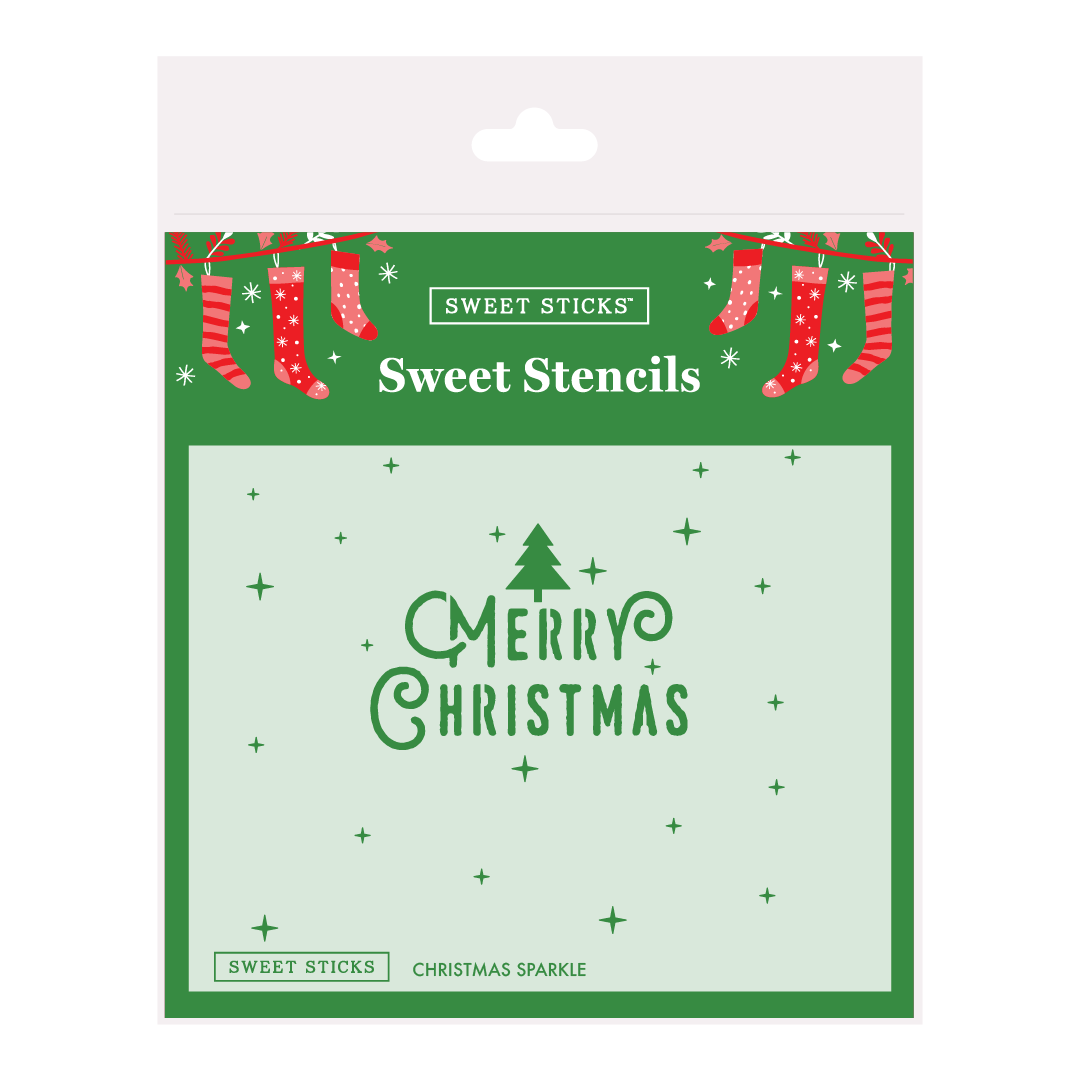 SWEET STICKS Sweet Stencils Christmas Range - Christmas Sparkle