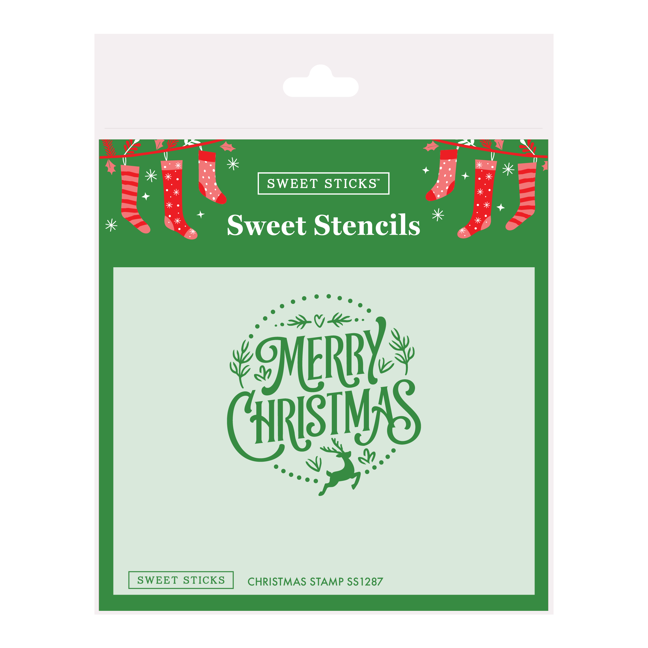 SWEET STICKS Sweet Stencils Christmas Range - Christmas Stamp