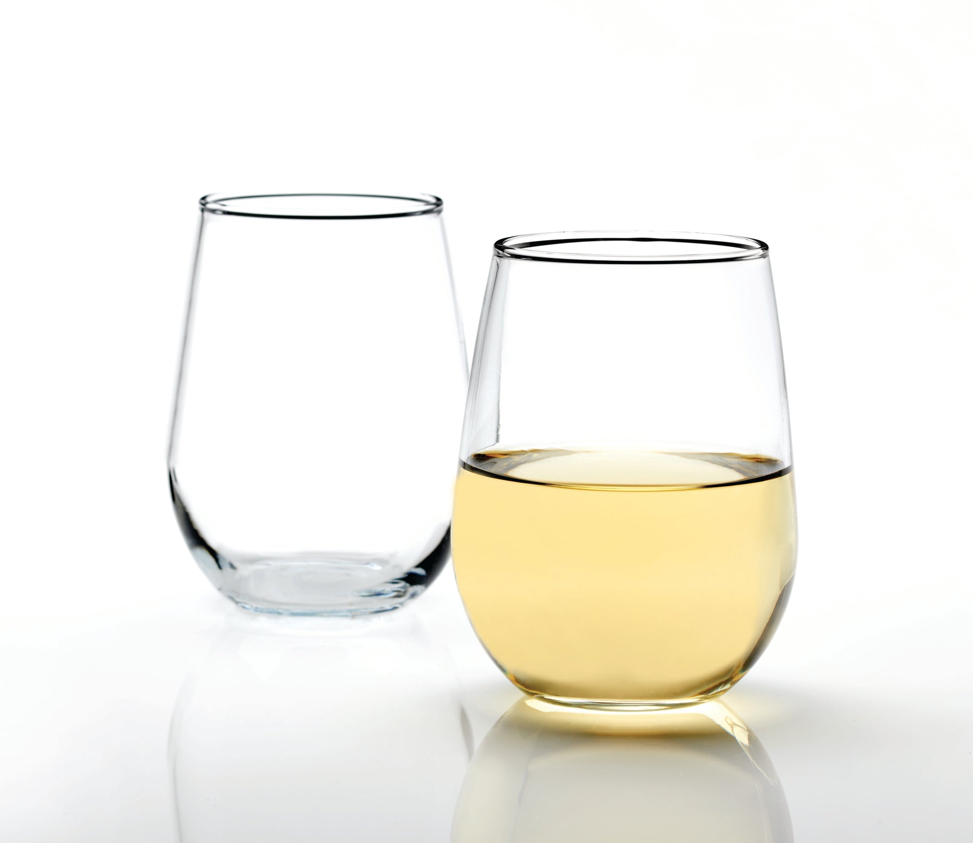 Anchor Hocking Vienna Stemless White Wine Glass - 4 Pack (443mL)