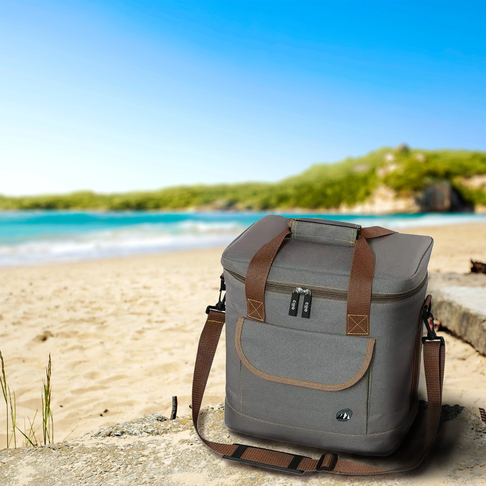 Cilio Duna Insulated Bag – Taupe, 18L