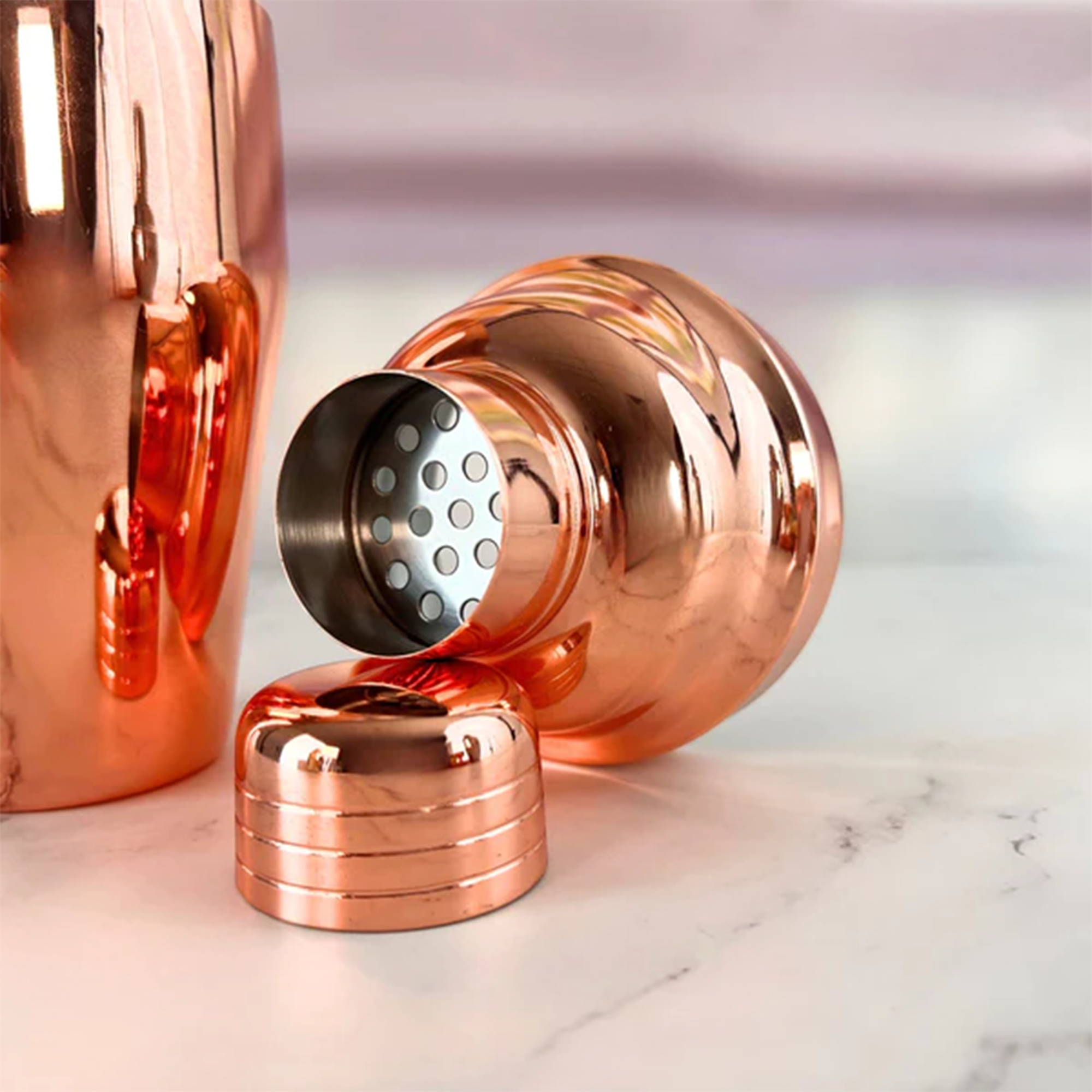 Cilio Cocktail Shaker – Copper Plated, 500ml