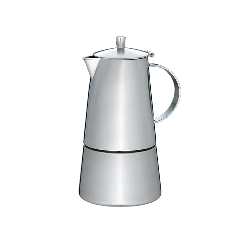 Cilio Modena Espresso Maker – Stainless Steel Satin, 6 Cup