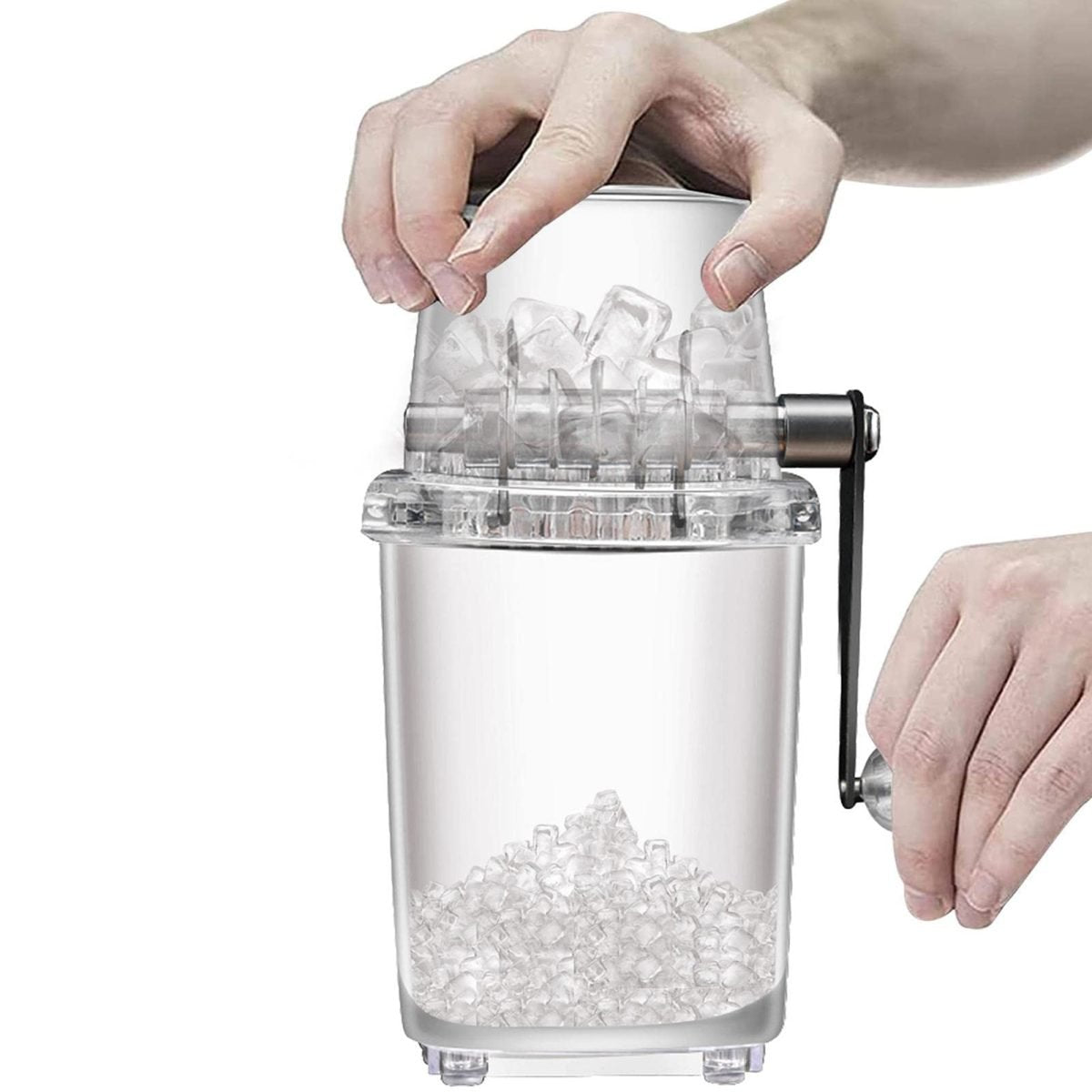 Cilio Basic Ice Crusher – Acrylic Manual, Stainless Steel Blade
