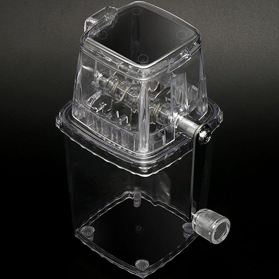 Cilio Basic Ice Crusher – Acrylic Manual, Stainless Steel Blade