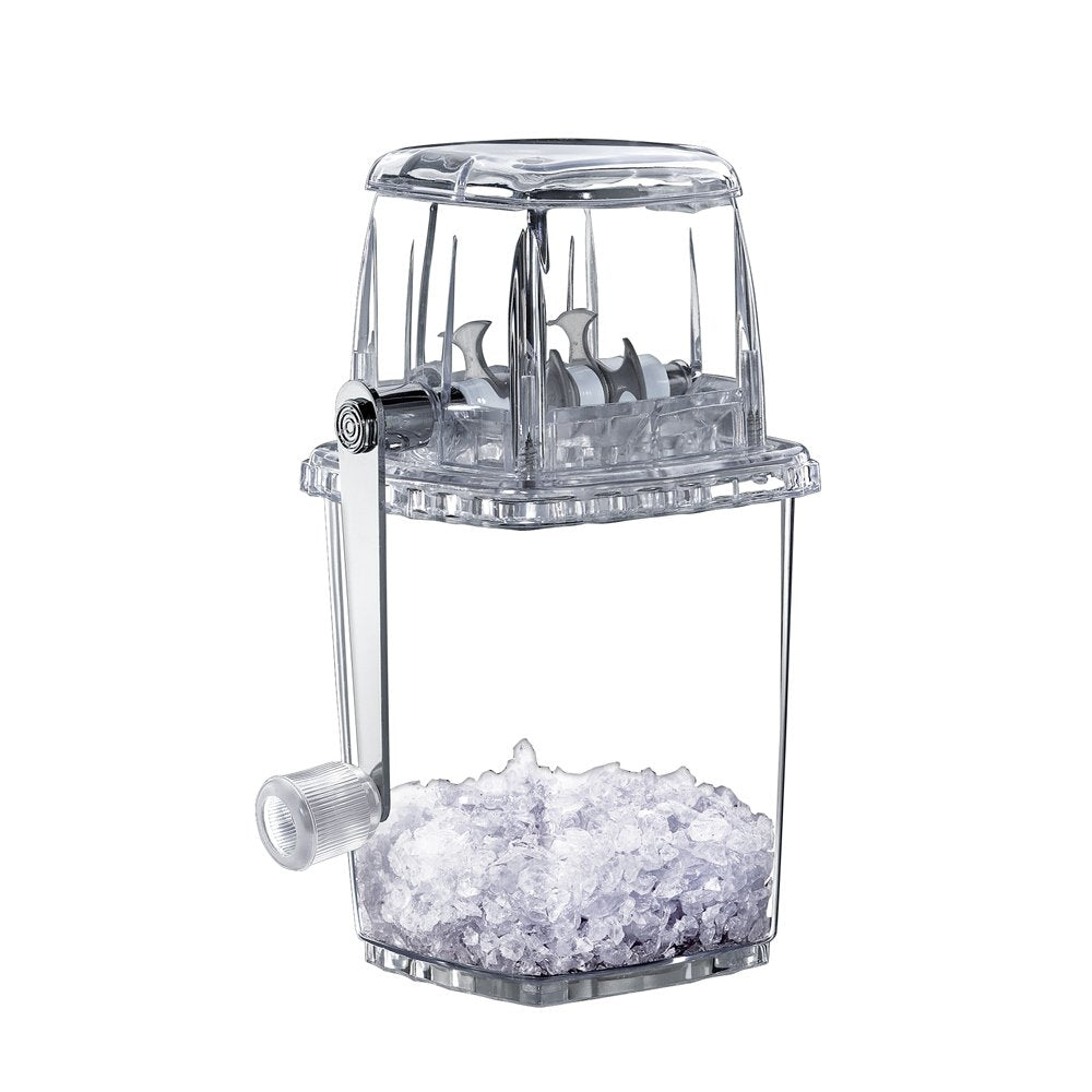 Cilio Basic Ice Crusher – Acrylic Manual, Stainless Steel Blade