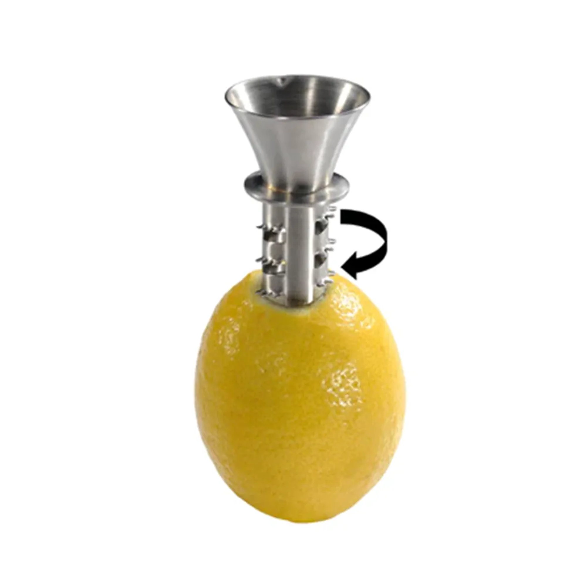 Cilio Lemon Juice Pourer – Stainless Steel Mirror Polished, 7.5cm