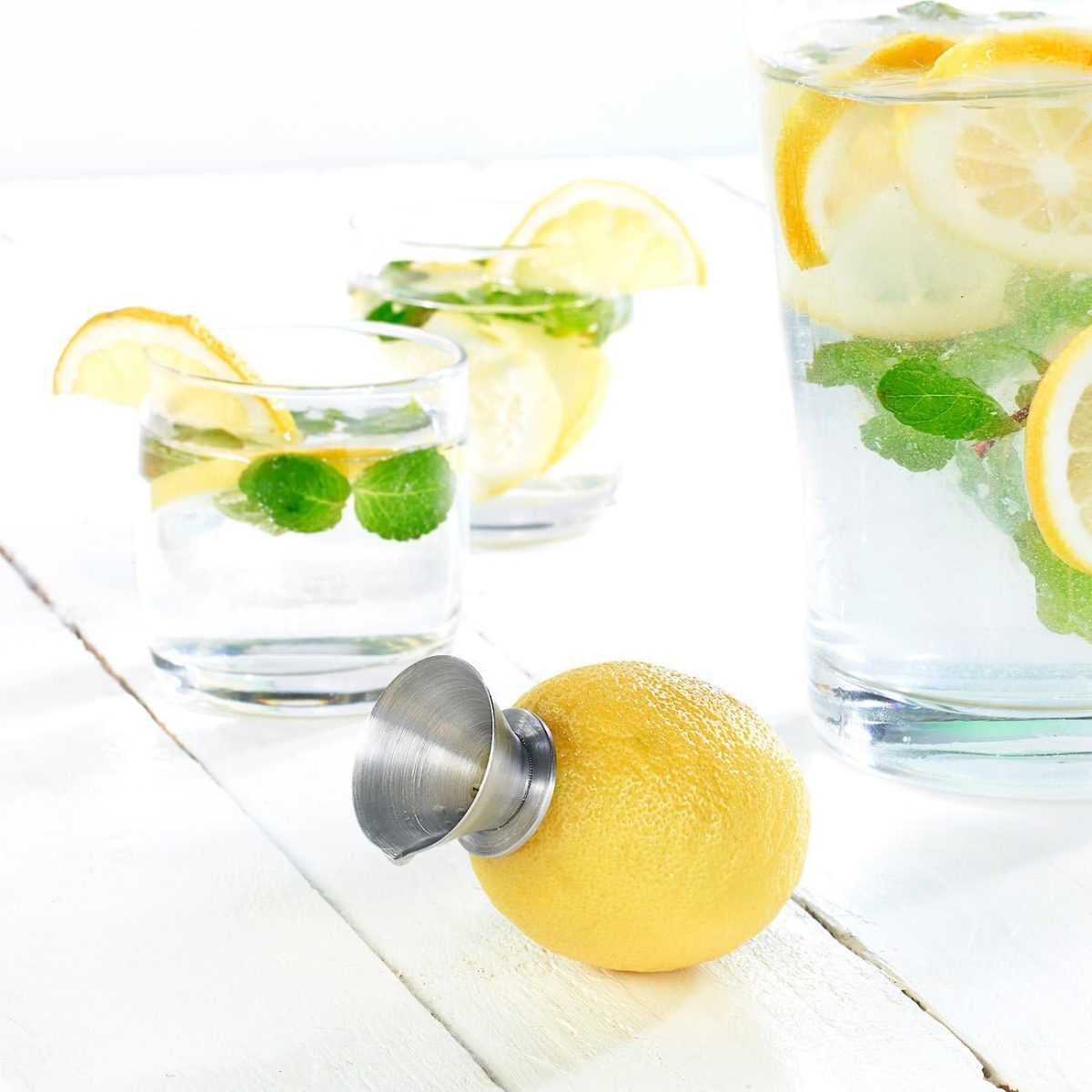 Cilio Lemon Juice Pourer – Stainless Steel Mirror Polished, 7.5cm