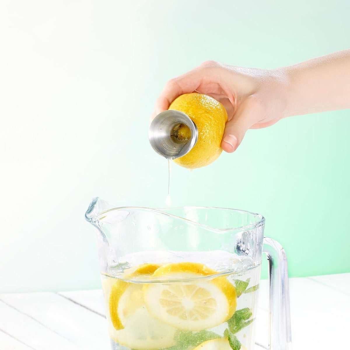 Cilio Lemon Juice Pourer – Stainless Steel Mirror Polished, 7.5cm