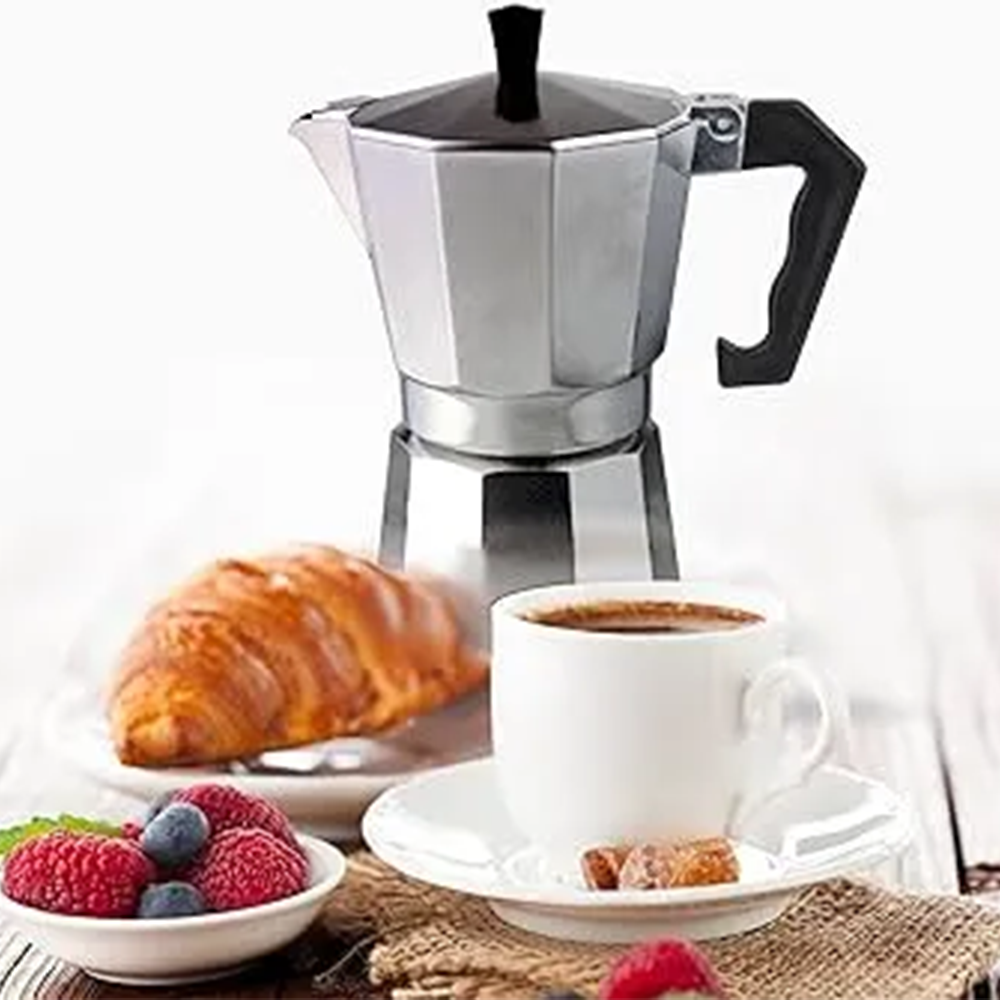 Cilio Classico Espresso Maker – Aluminium, 1 Cup