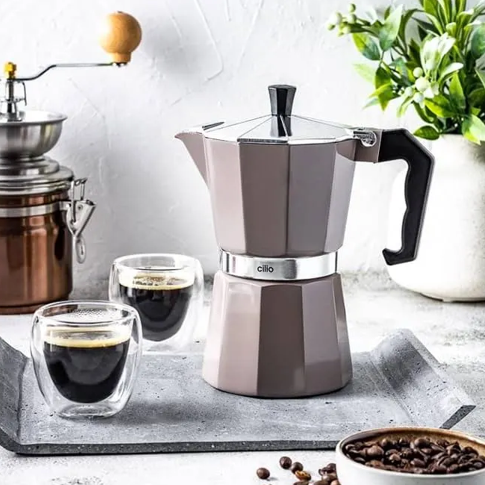 Cilio Classico Espresso Maker – Aluminium, 3 Cup
