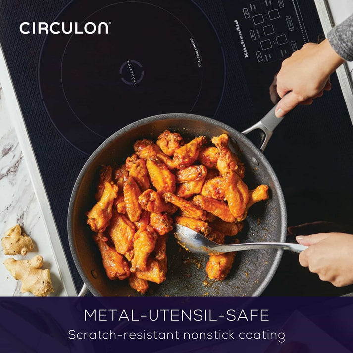 Circulon ScratchDefense A1 Nonstick Open Stir Fry Pan 34cm