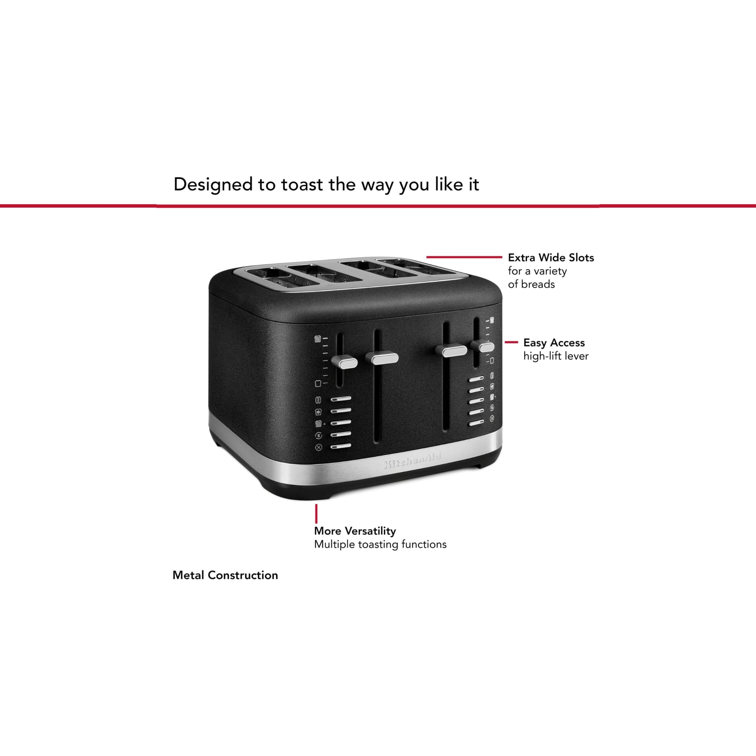KitchenAid 4 Slice Toaster KMT4109