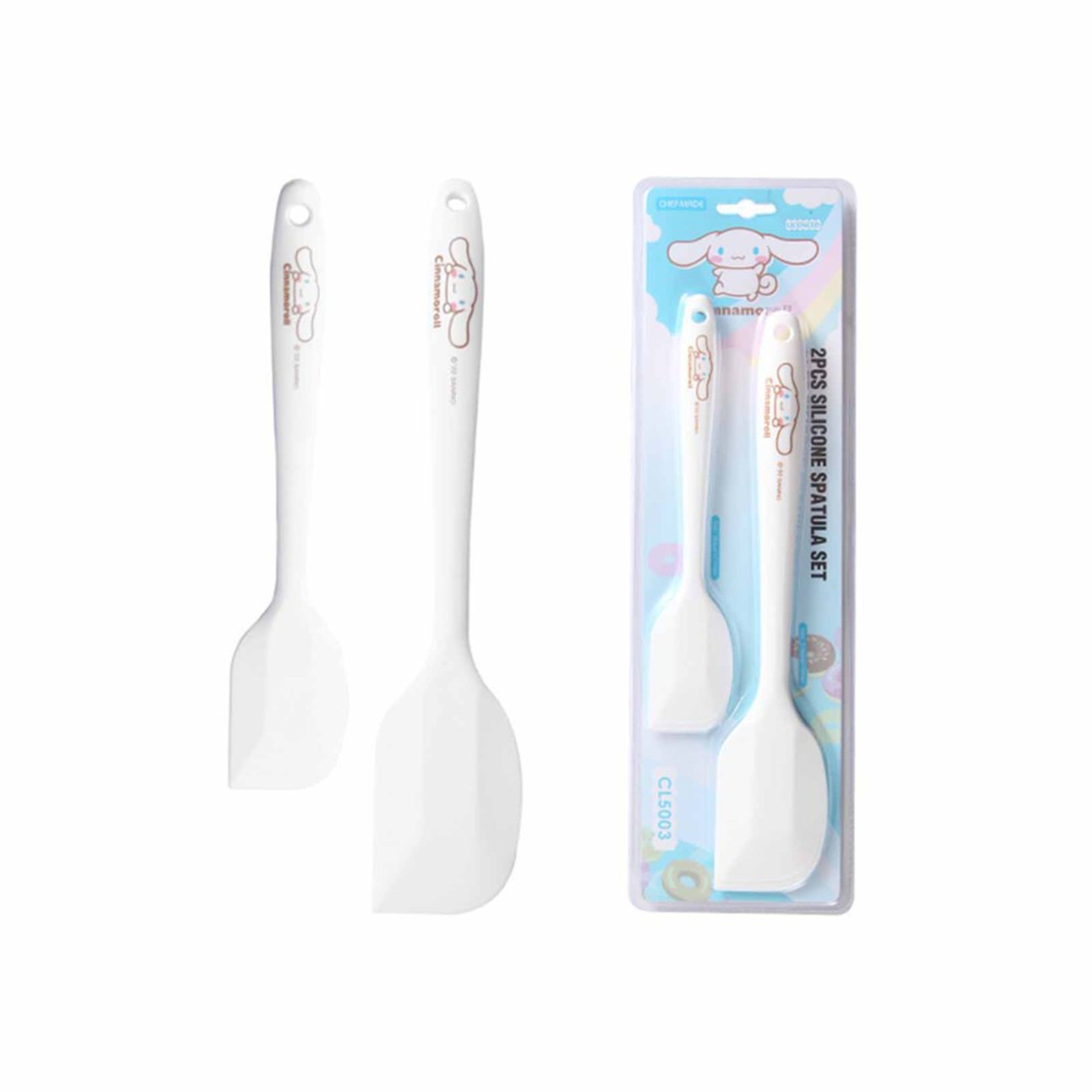 CHEFMADE x Sanrio Cinnamoroll 2 Piece Silicone Spatula Set 28cm & 22cm Long