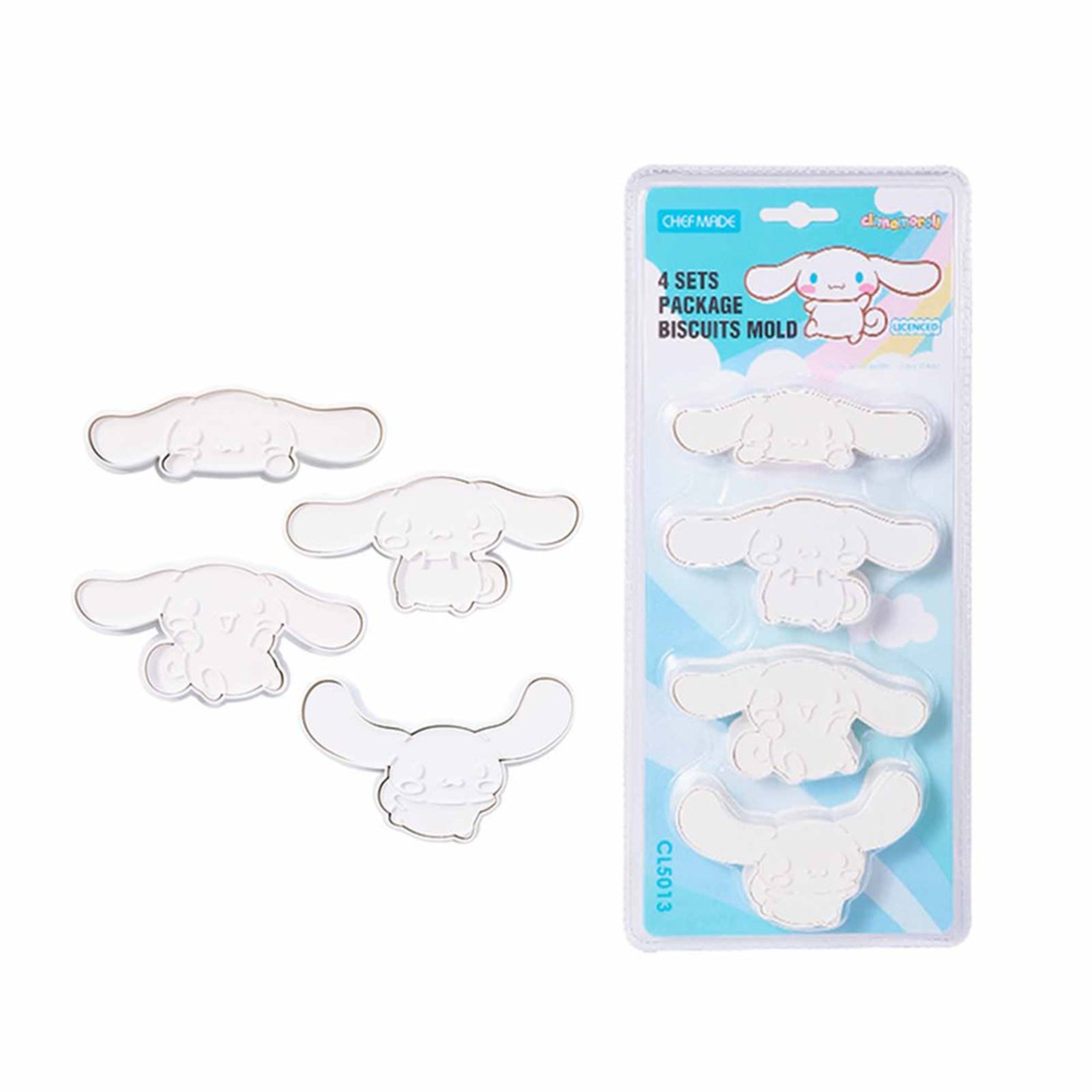 CHEFMADE x Sanrio Cinnamoroll 4 Piece Biscuits Mould Set