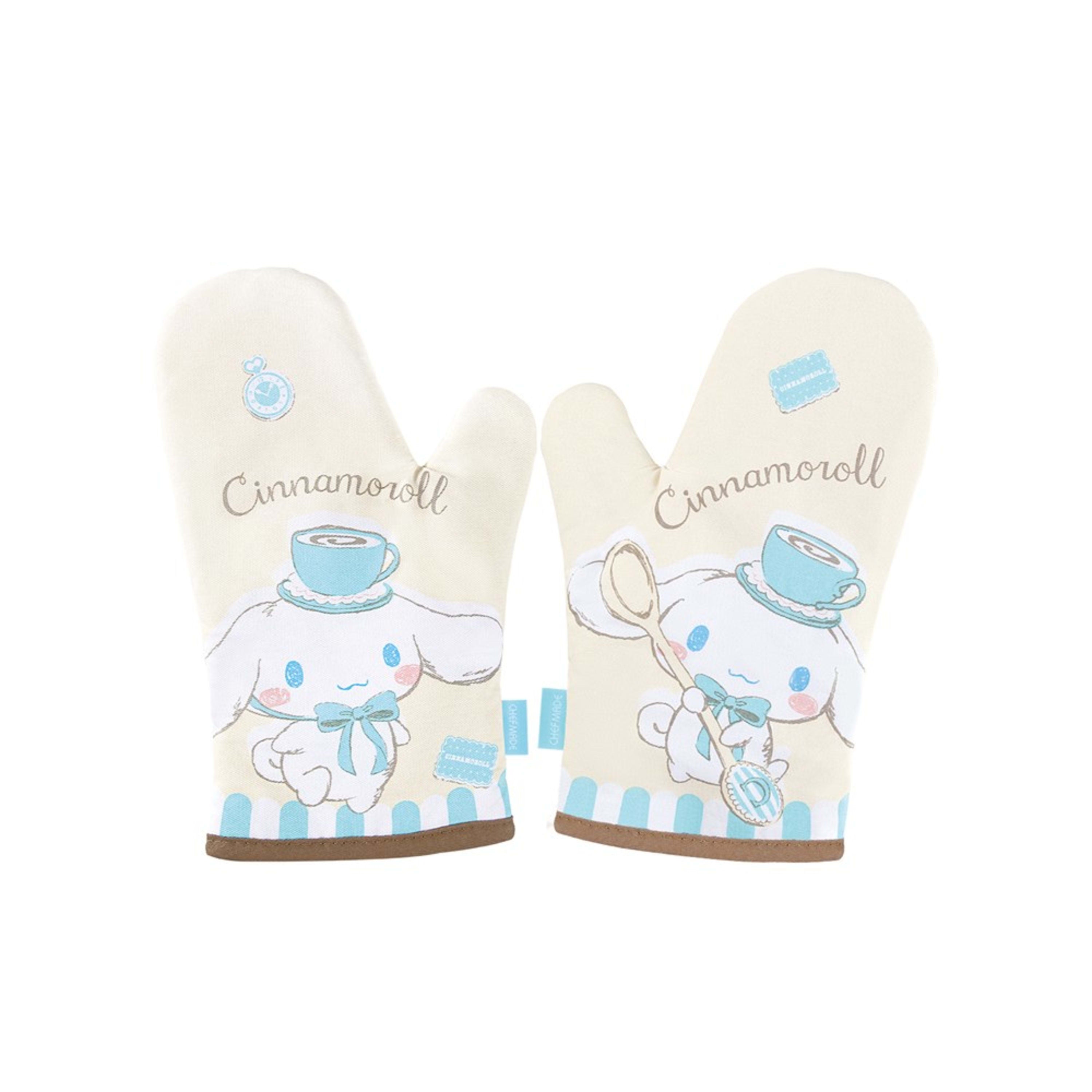 CHEFMADE x Sanrio Cinnamoroll 2 Piece Cotton & Silicone Oven Mitt Set