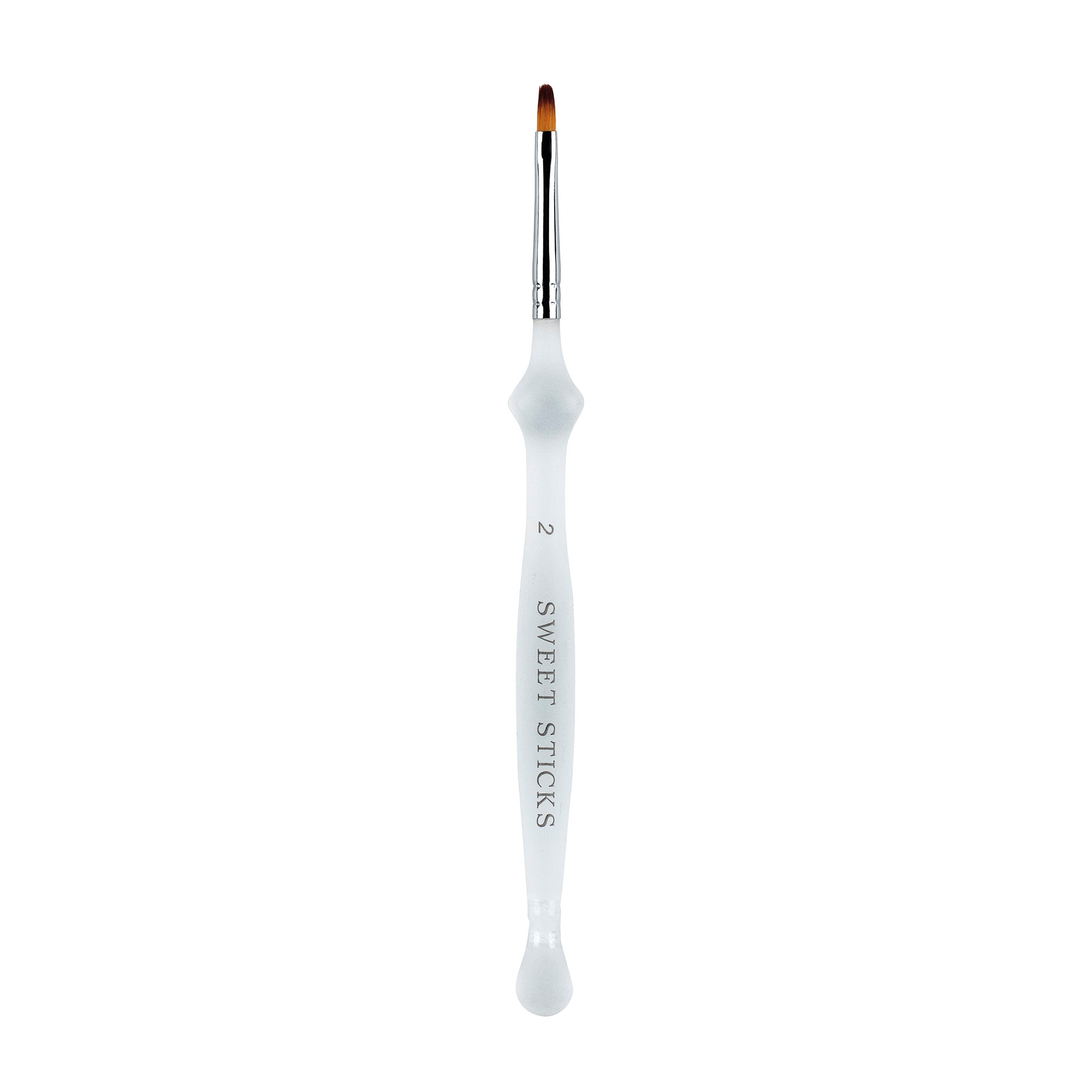 LOYAL Clear Grip Filbert Paint Brush No. 2