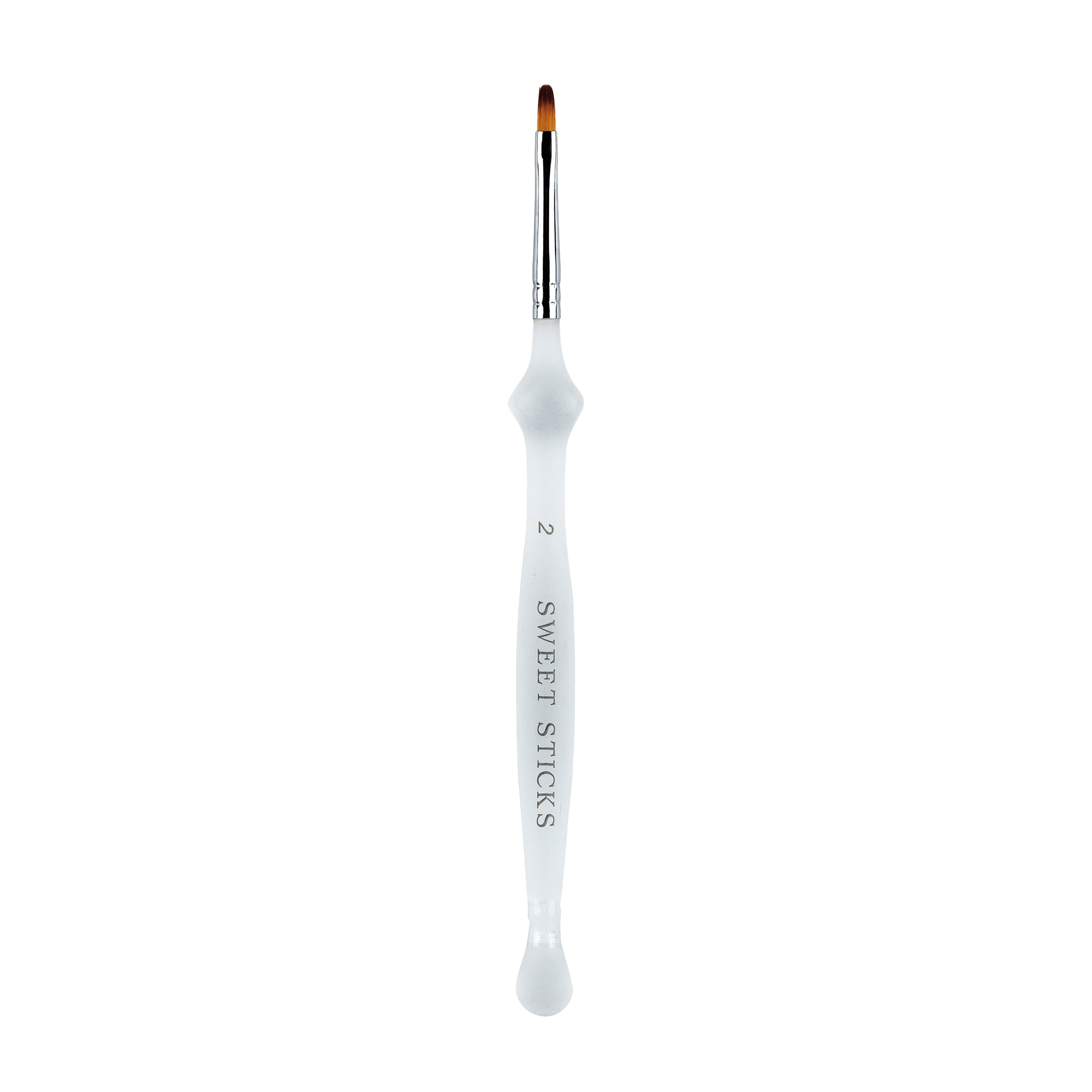 LOYAL Clear Grip Filbert Paint Brush No. 2