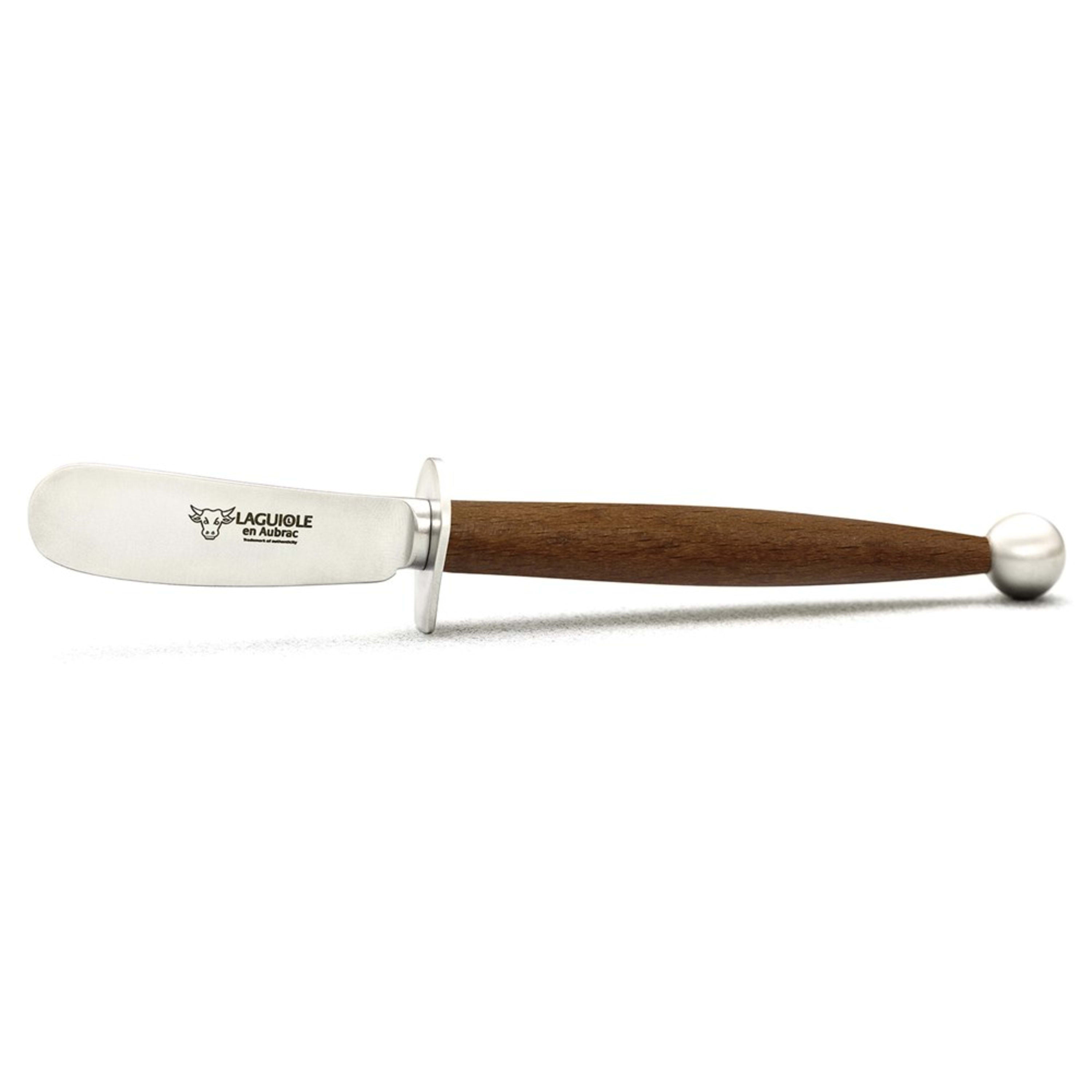 Laguiole en Aubrac Butter & Soft Cheese Knife - Wenge Wood