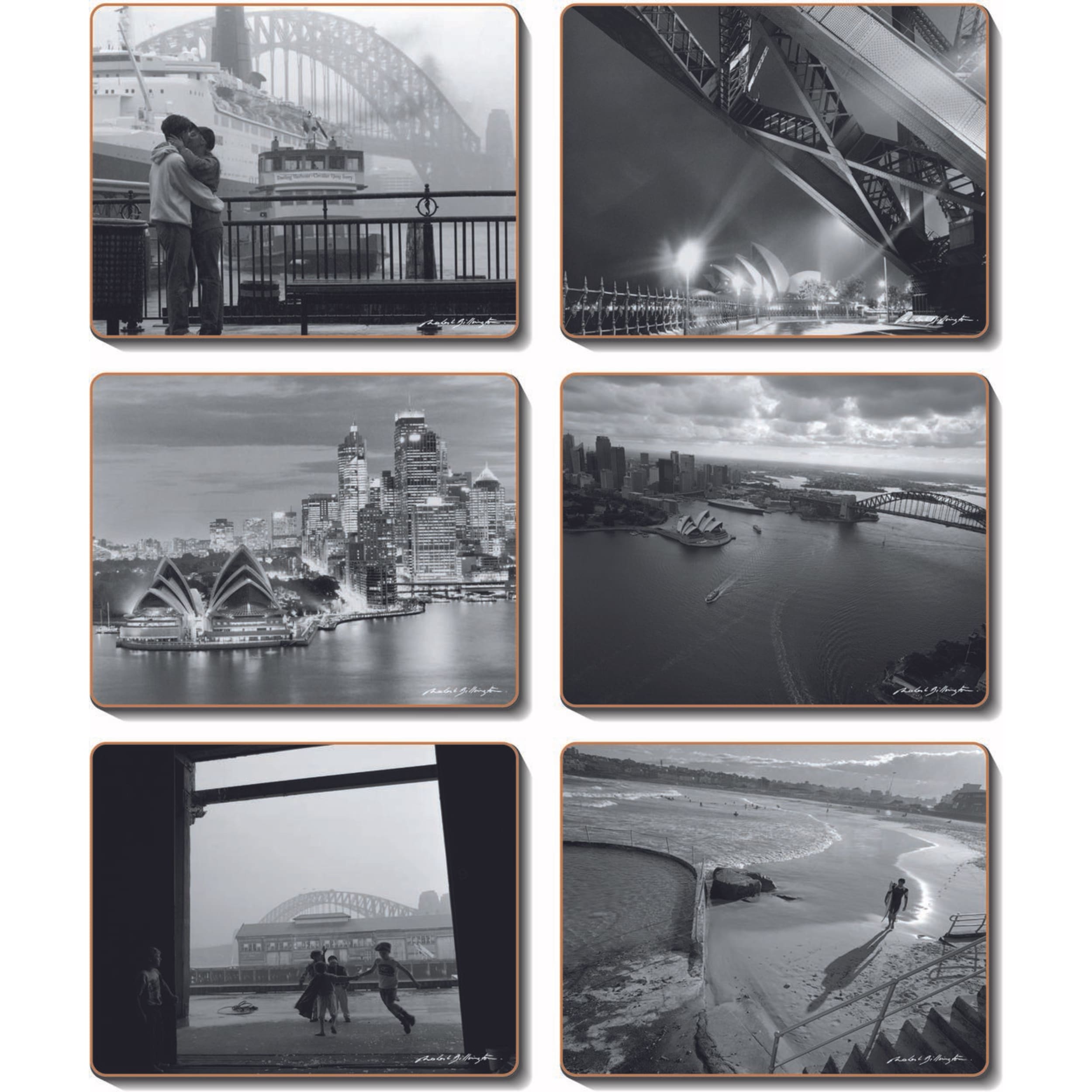 Cinnamon Sydney Icons Placemat 6 Piece Set