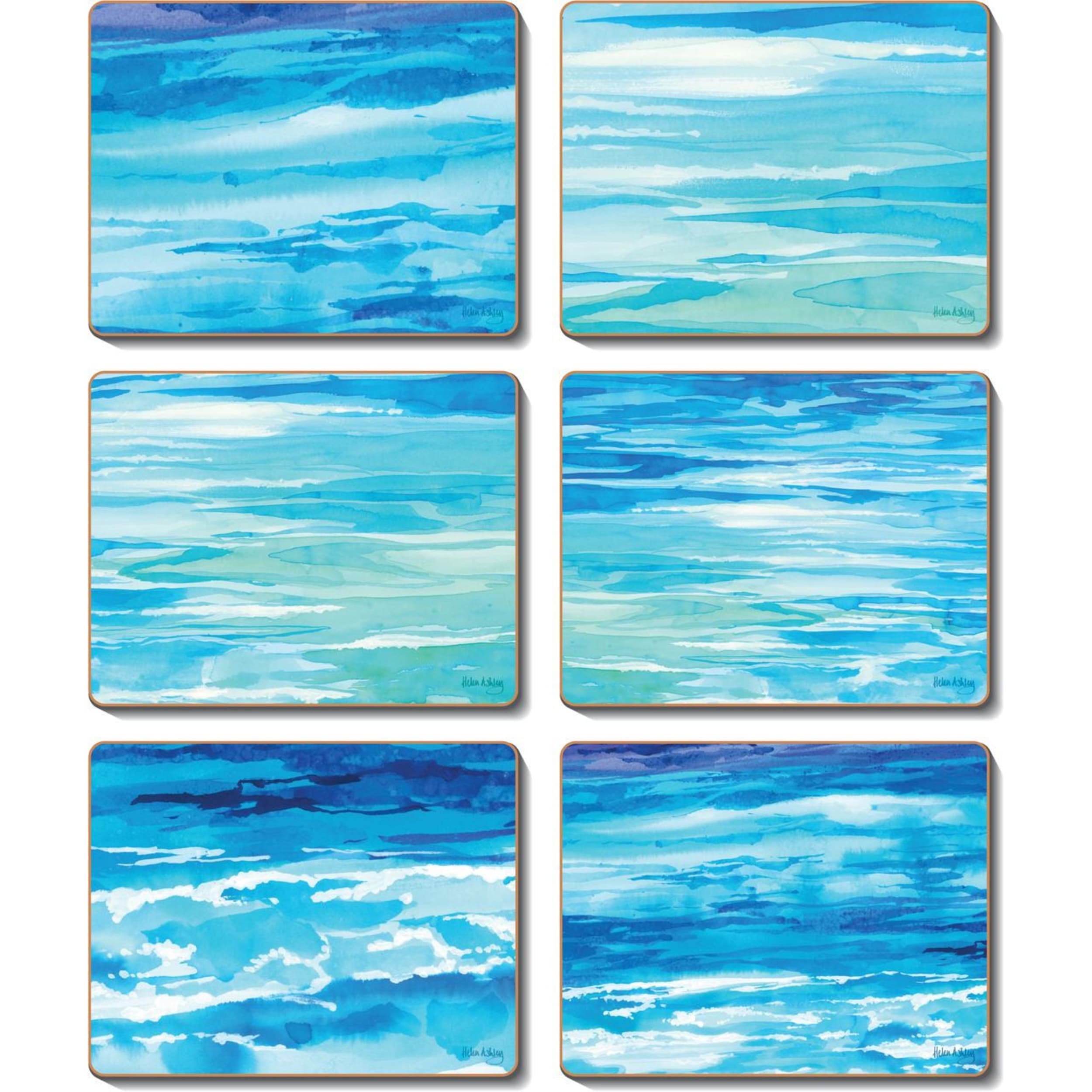 Cinnamon Ocean Dreaming Coaster 6 Piece Set
