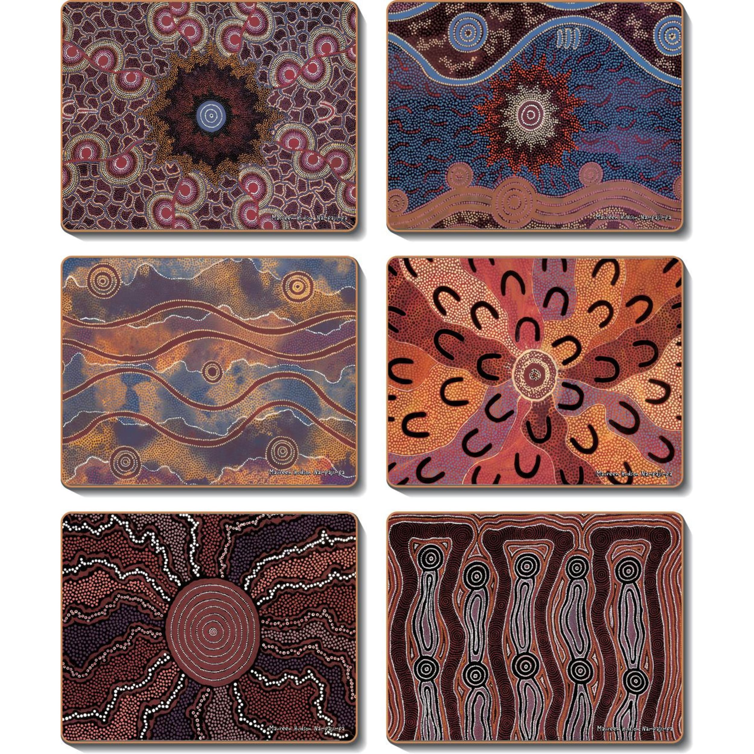 Cinnamon Fire & Water Dreaming Coaster 6 Piece Set