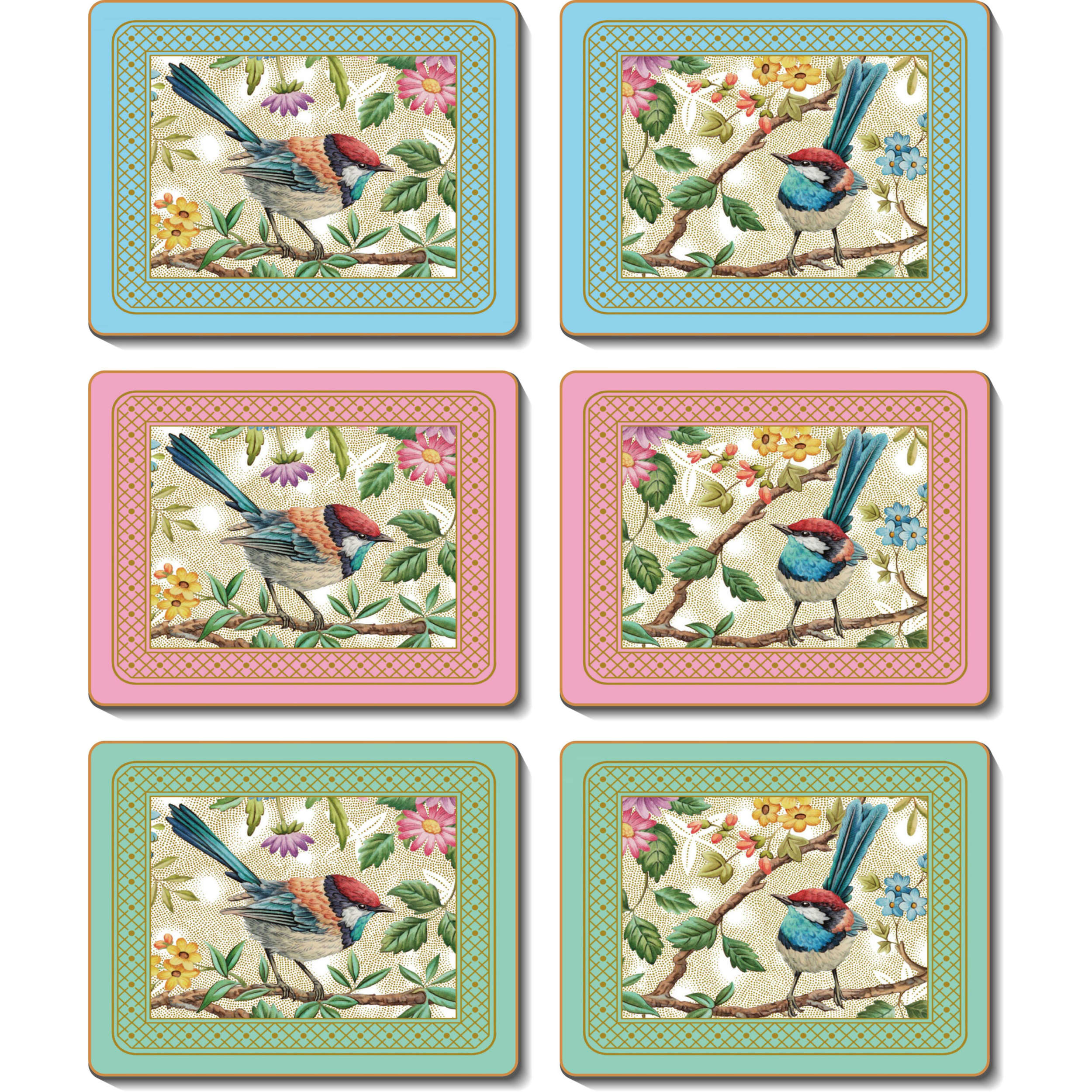Cinnamon Satori Coaster 6 Piece Set