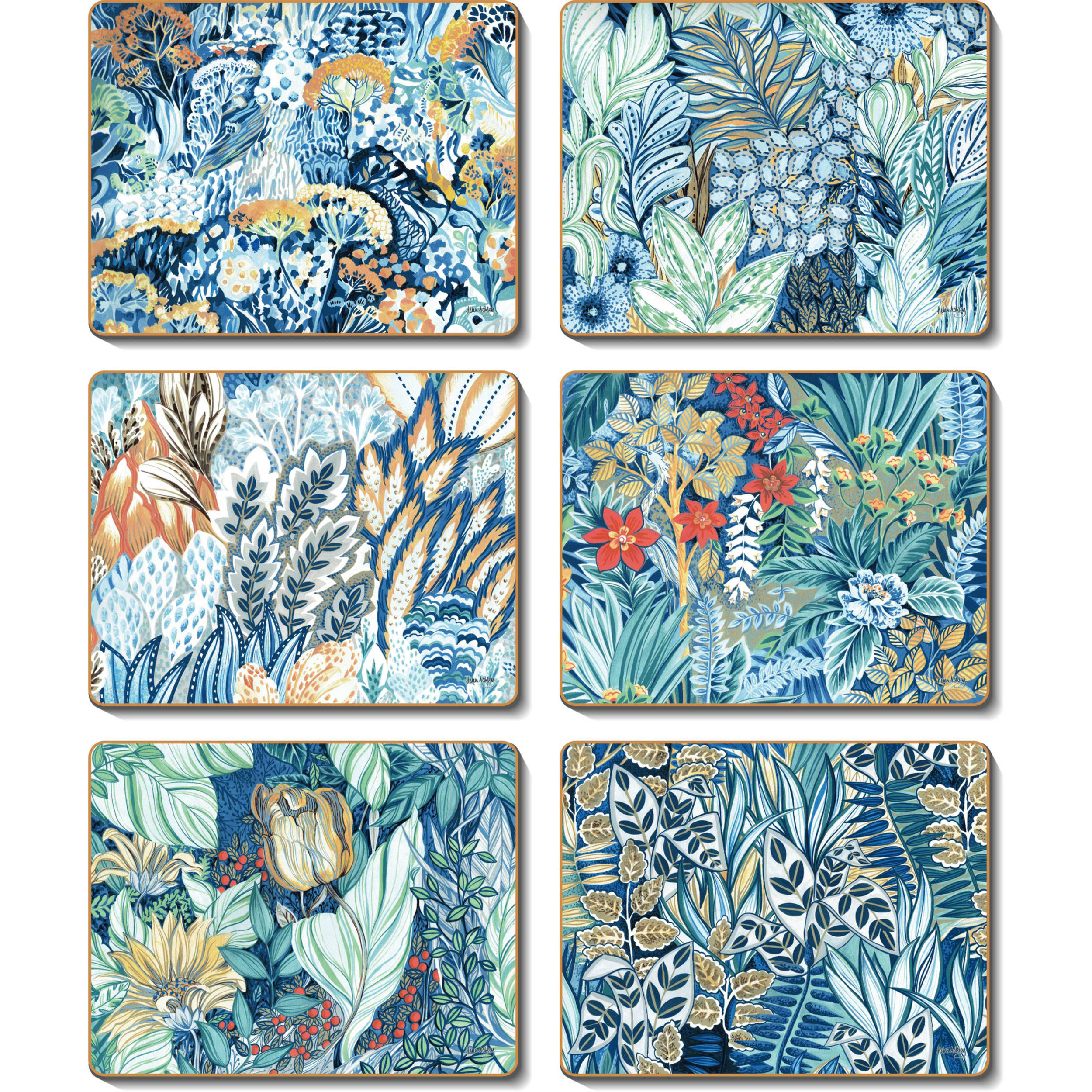 Cinnamon Forest Whisper Placemat 6 Piece Set