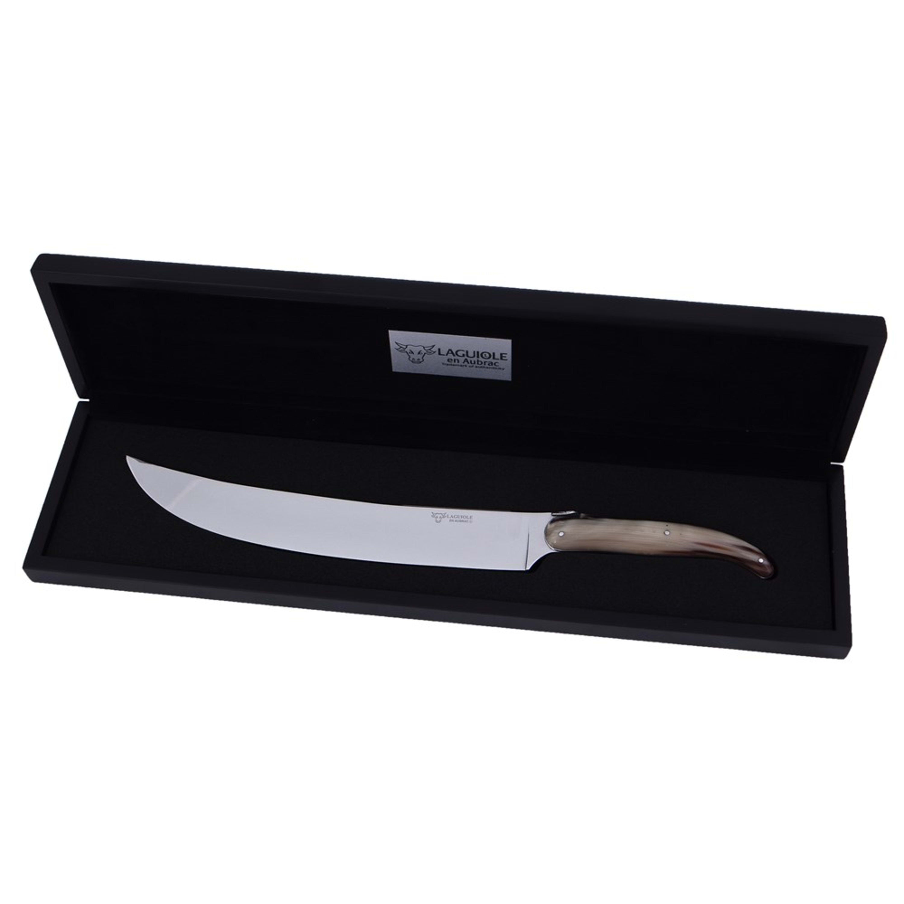 Laguiole en Aubrac 27.5cm Champagne Sabre - Buffalo Horn