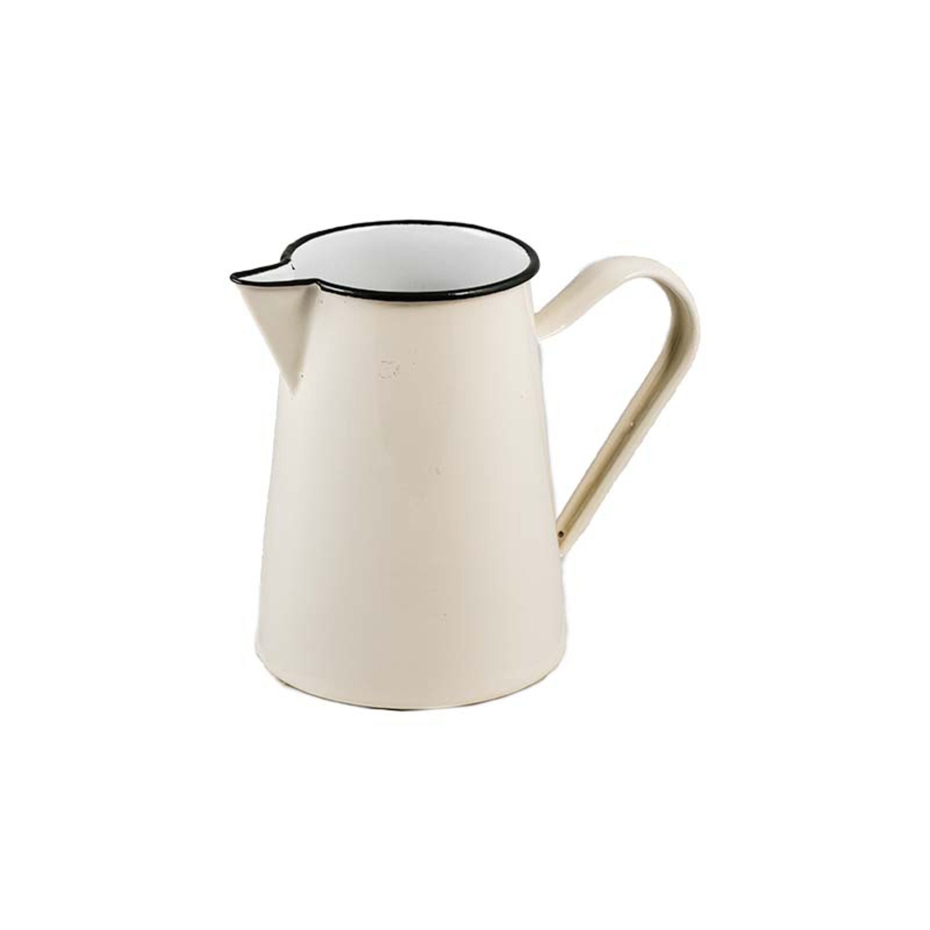 Urban Style Enamelware Premium Pitcher Seamless Base 1.5L - Cottage