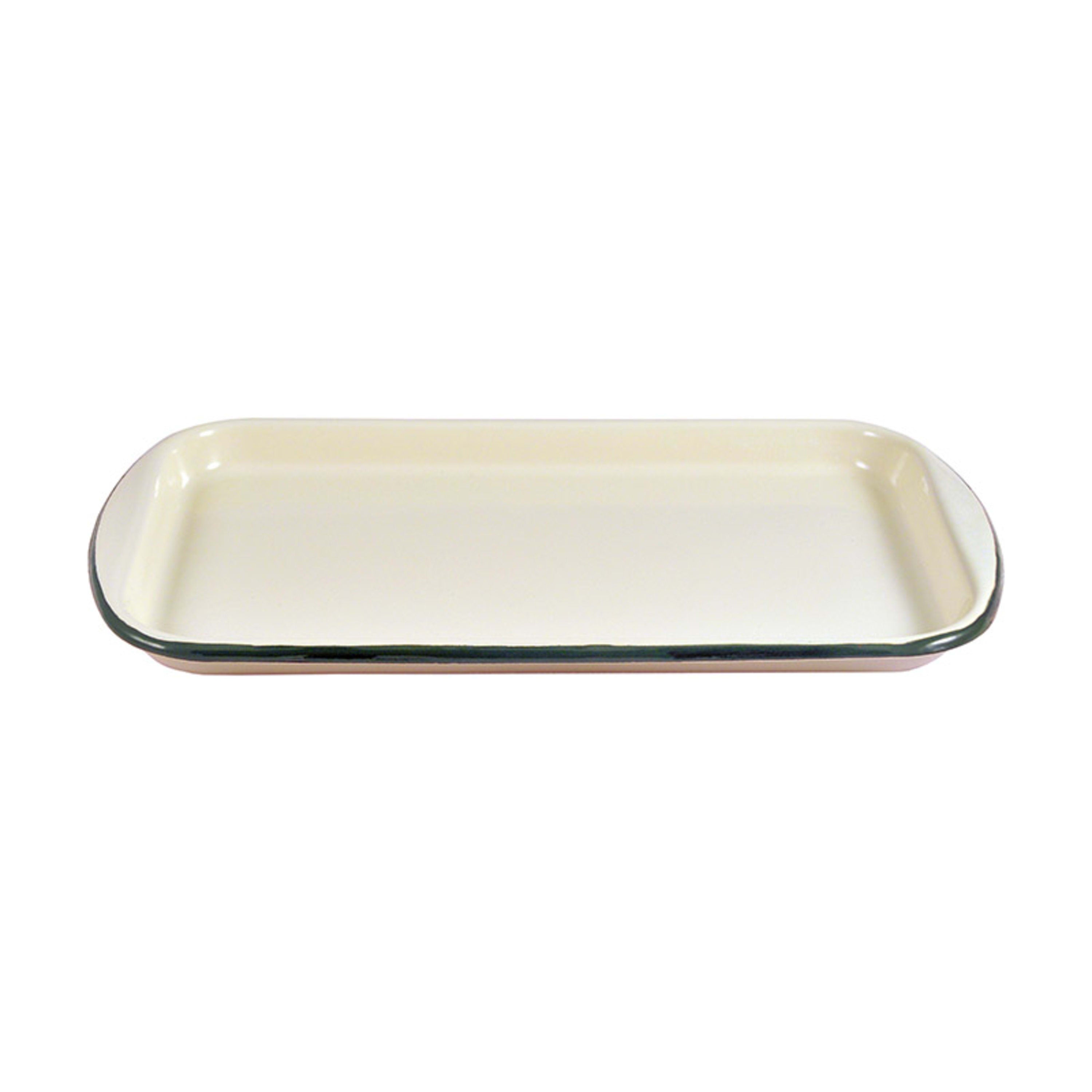 Urban Style Enamelware Rectangular Sandwich Tray 32x17.5x2cm Cottage Colour