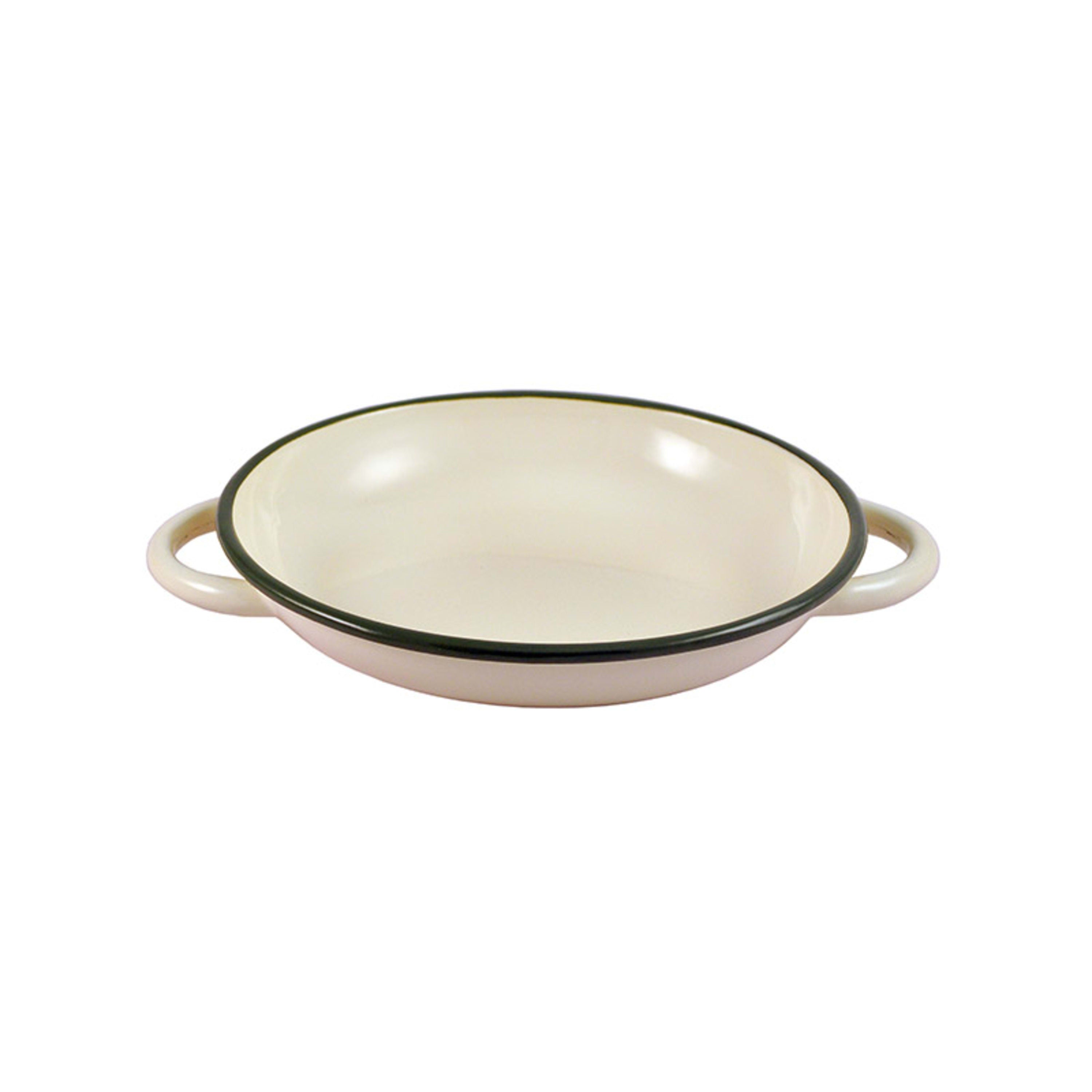 Urban Style Enamelware Ragout Plate with Handles 24x4.1cm - Cottage