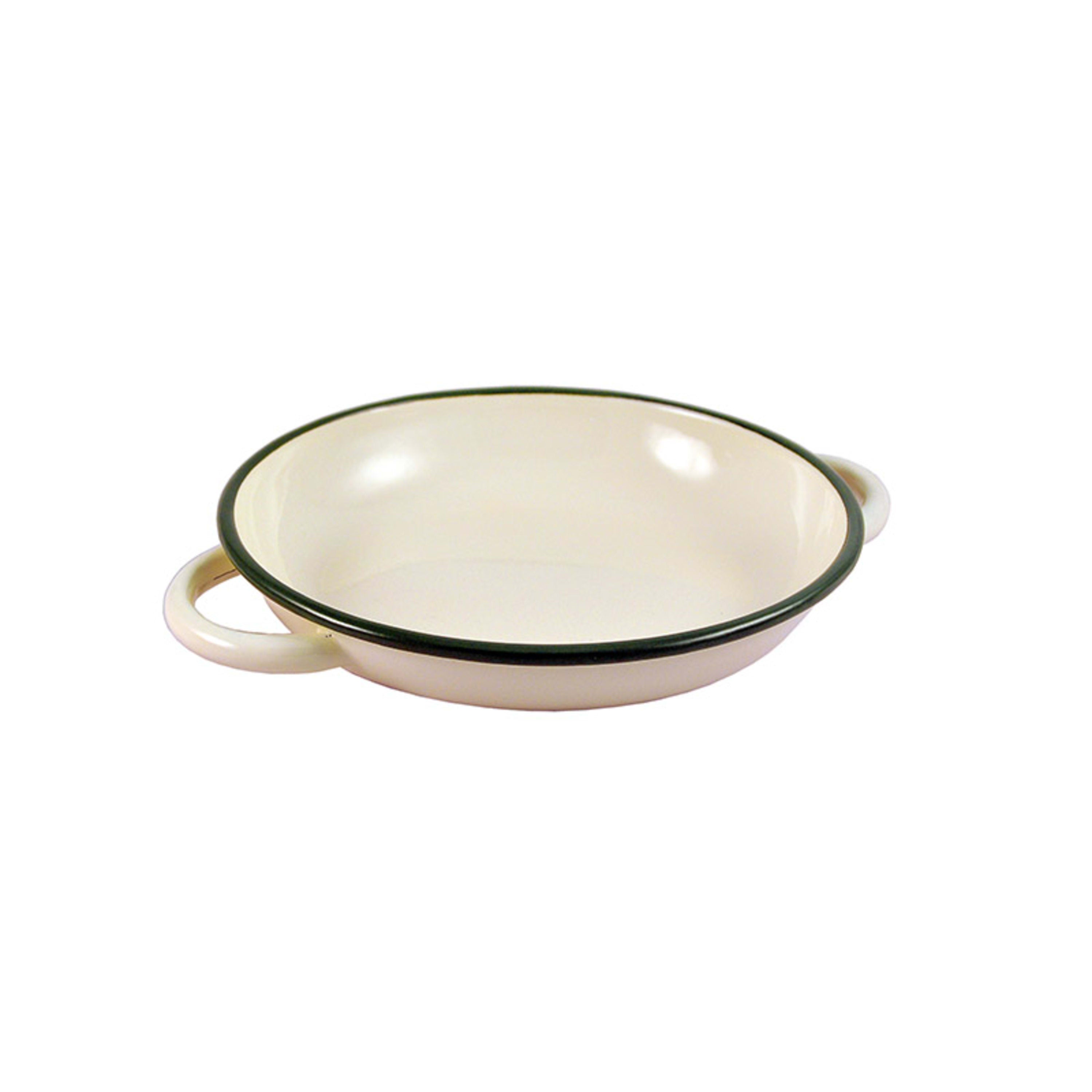 Urban Style Enamelware Ragout Plate with Handles 24x4.1cm - Cottage