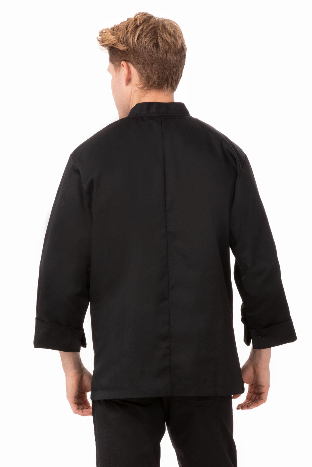 Chef Works Montpellier Men's Chef Jacket - Black