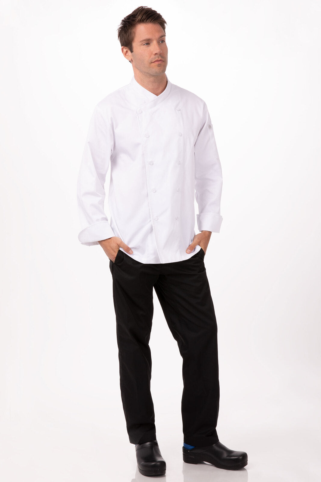 Chef Works St. Maarten Men's Chef Jacket - White