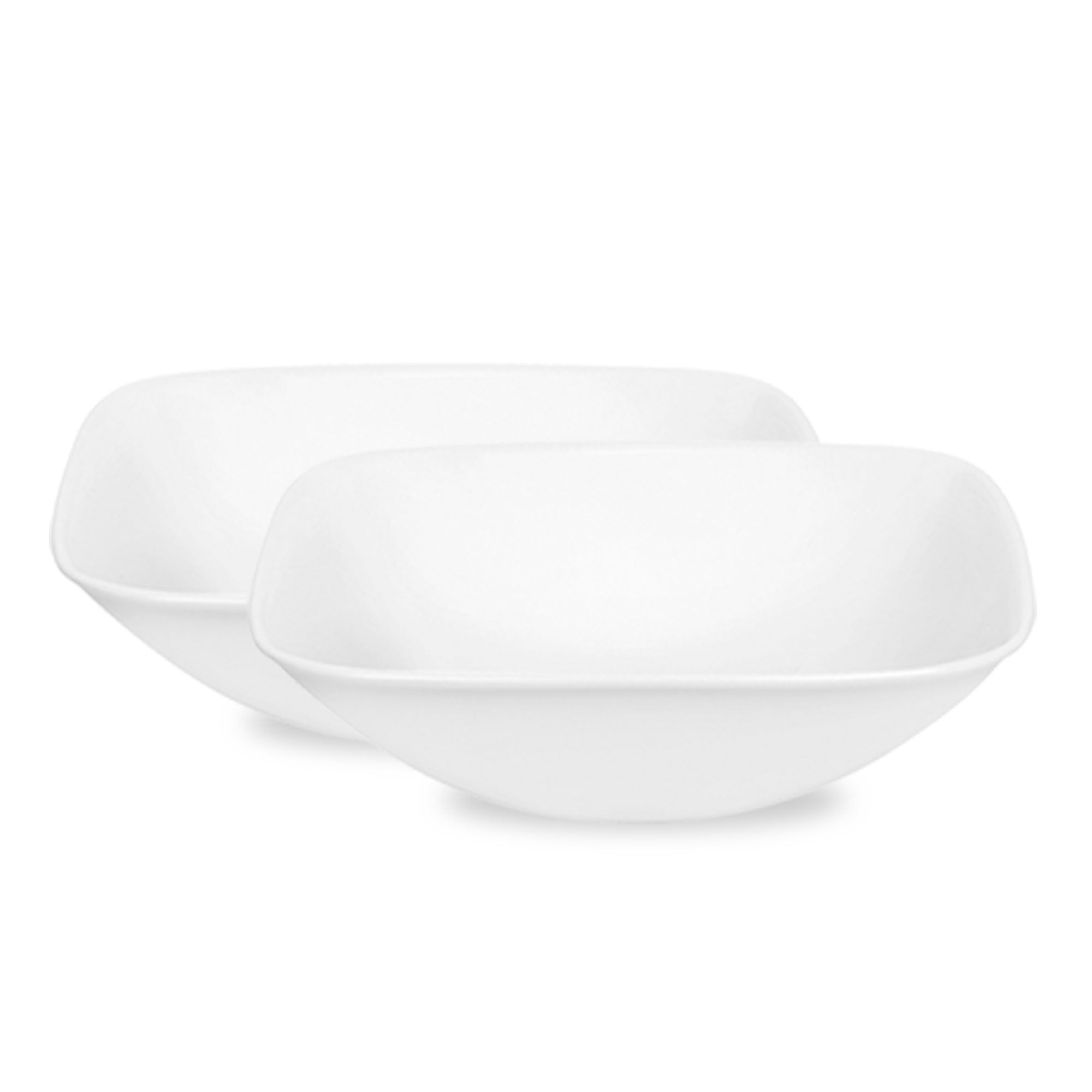 Corelle Round Pure White Serving Square Bowl 946mL - 4 Pack