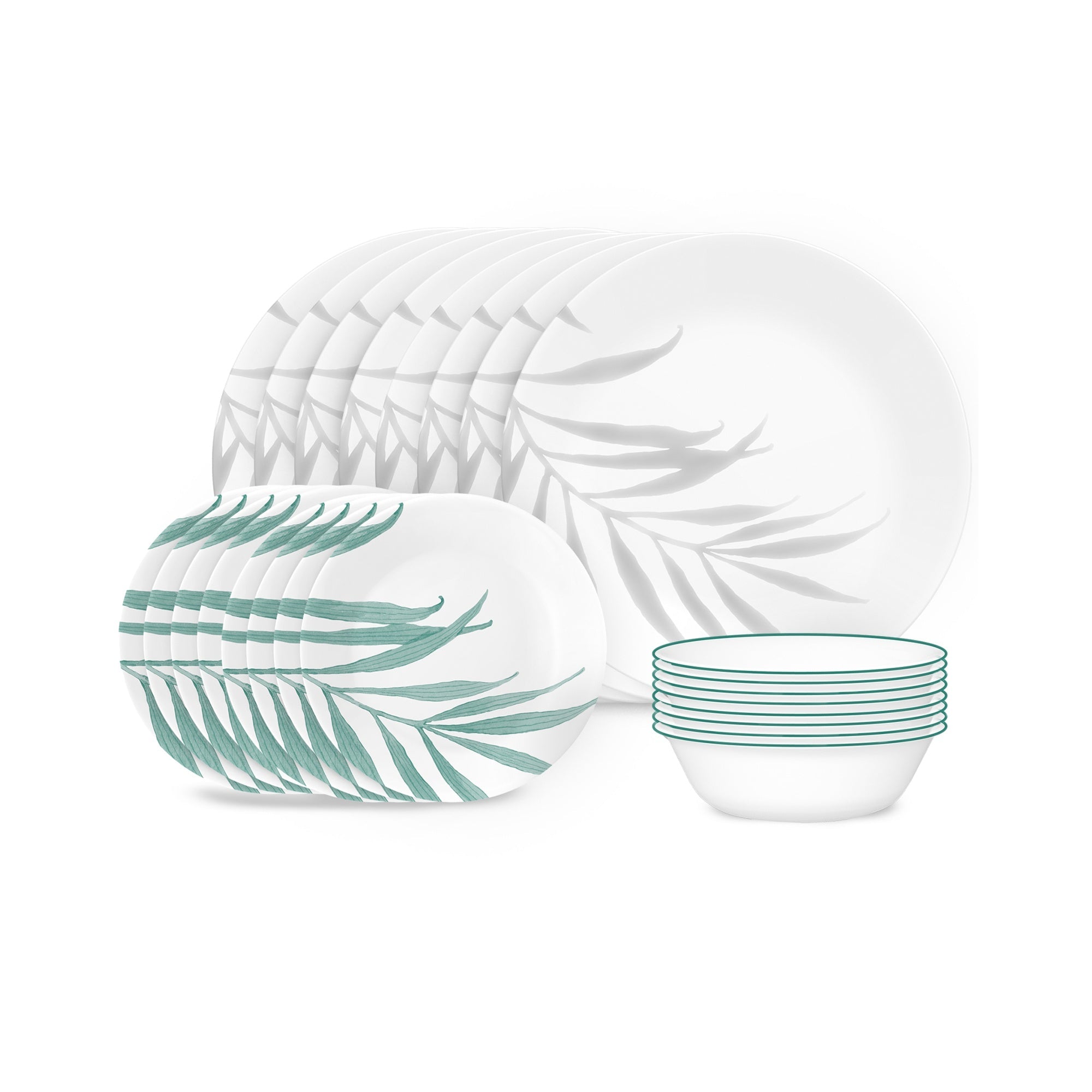 Corelle Solar Print 18 Piece Dinner Set