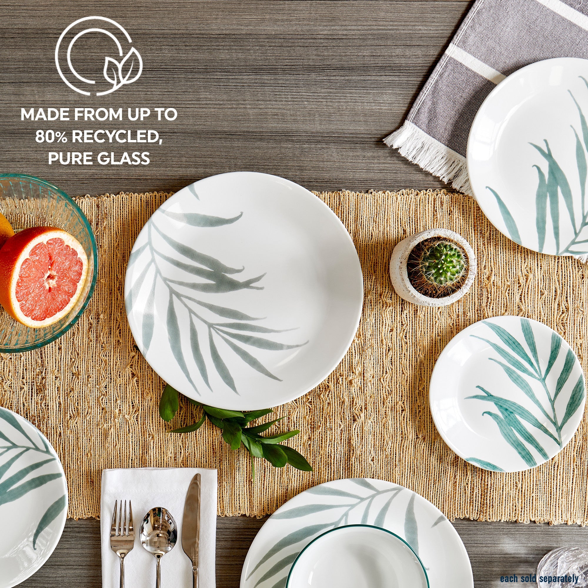 Corelle Solar Print Lunch Plate 21.6cm