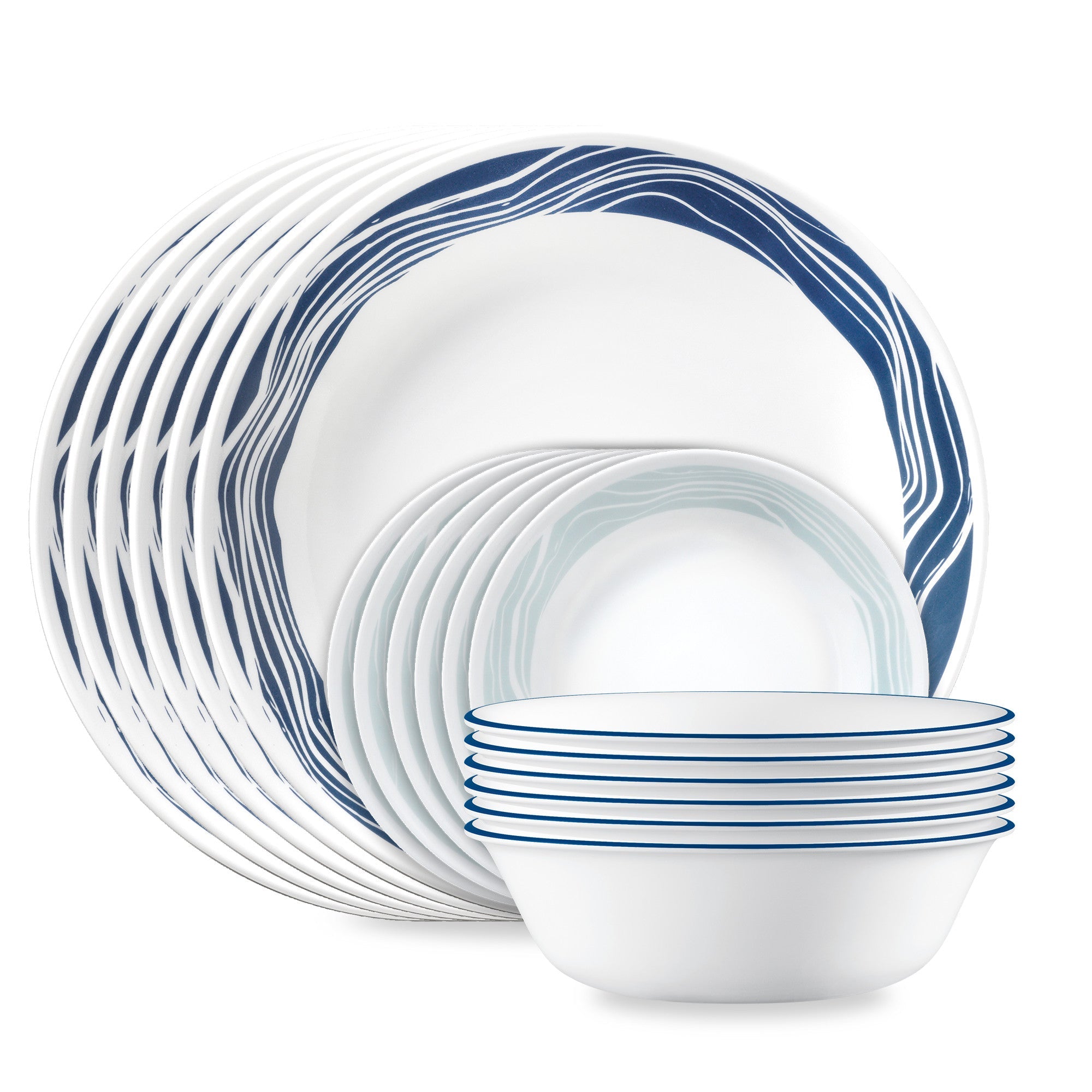 Corelle Acadia 18 Piece Dinner Set