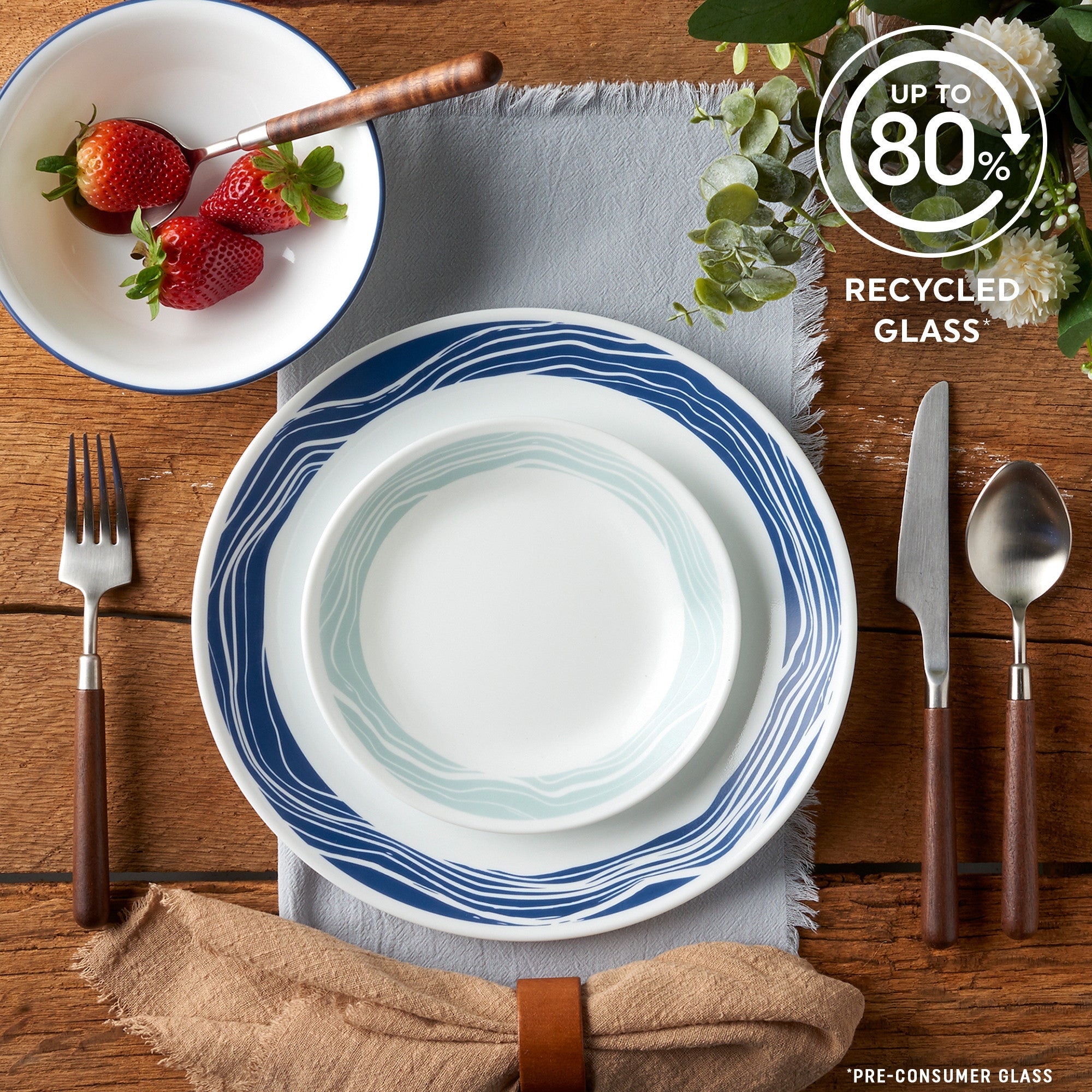 Corelle Acadia 18 Piece Dinner Set